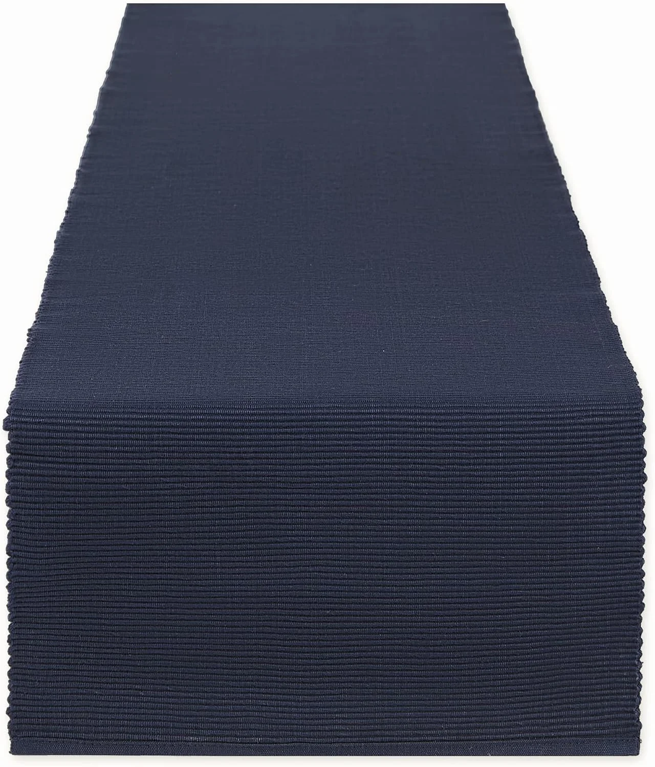 رانر رومیزی بافت محکم DII، 33x183 سانتی متر، آبی دریایی