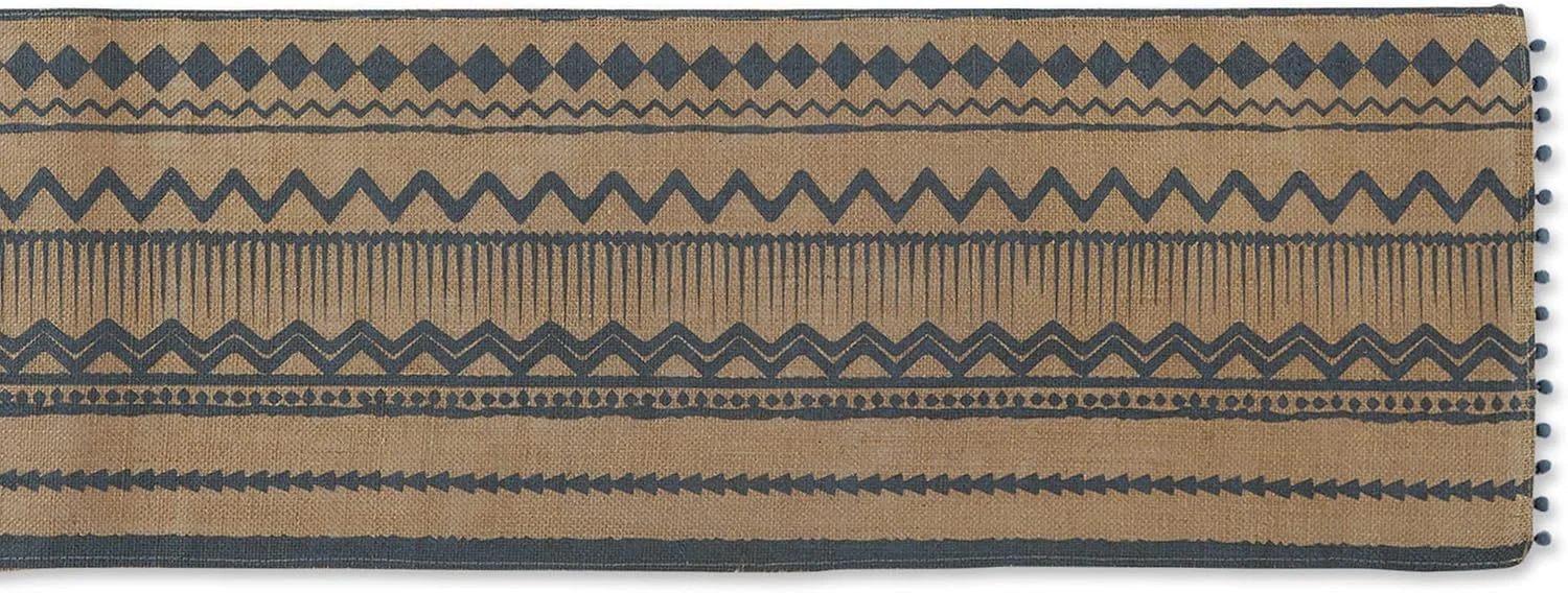 رانر رومیزی بافتنی DII، جوت طبیعی، 35x183 سانتی متر، طرح آزتک مینرال رانر رومیزی بافتنی DII، جوت طبیعی، 35x183 سانتی متر، طرح آزتک مینرال