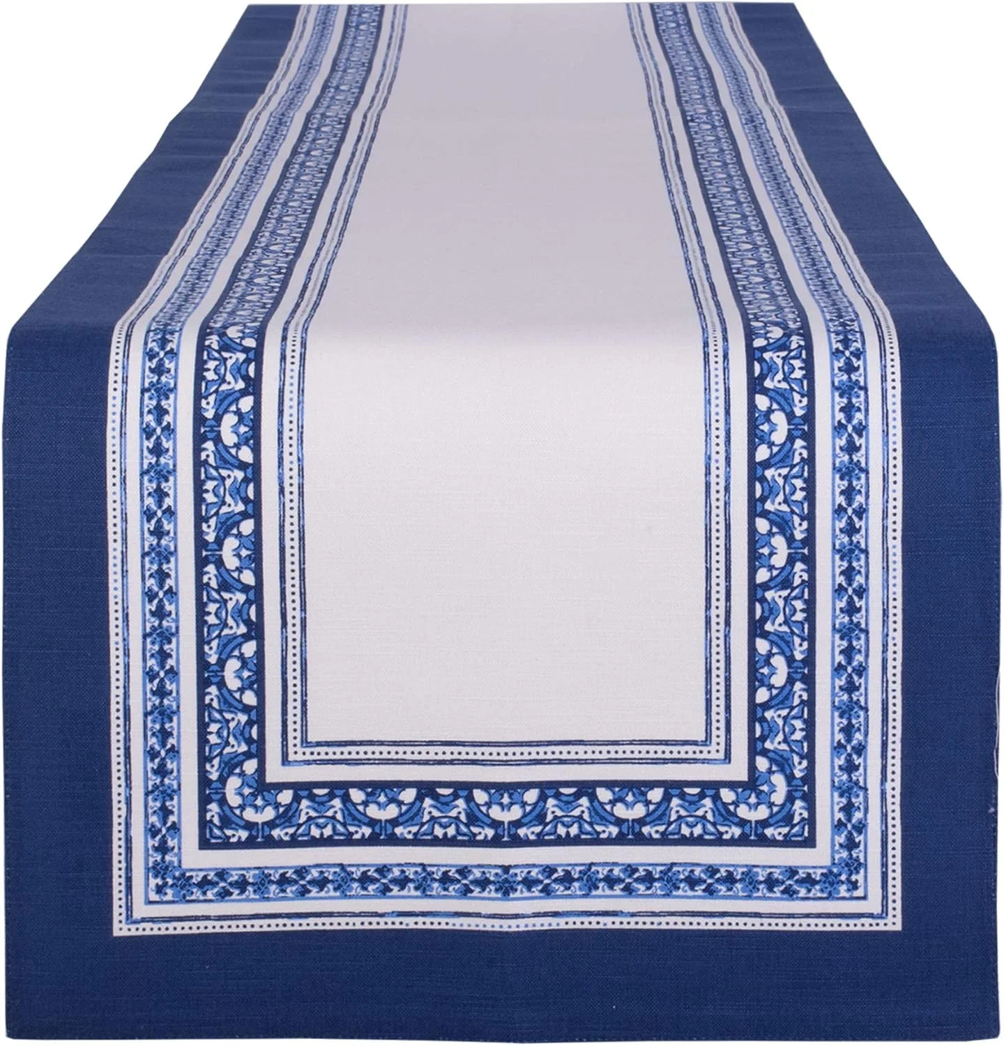 رانر رومیزی طرح راه راه پورتو DII، مناسب برای استفاده روزمره خانواده، بهار، تابستان، مهمانی های شام، باربیکیو، عروسی و مناسبت های خاص، سایز 14x72