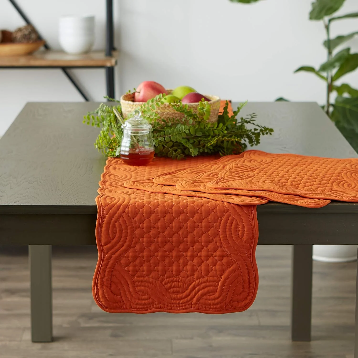 رانر رومیزی DII، پلی استر، ادویه کدو تنبل، 33x183 سانتی متر