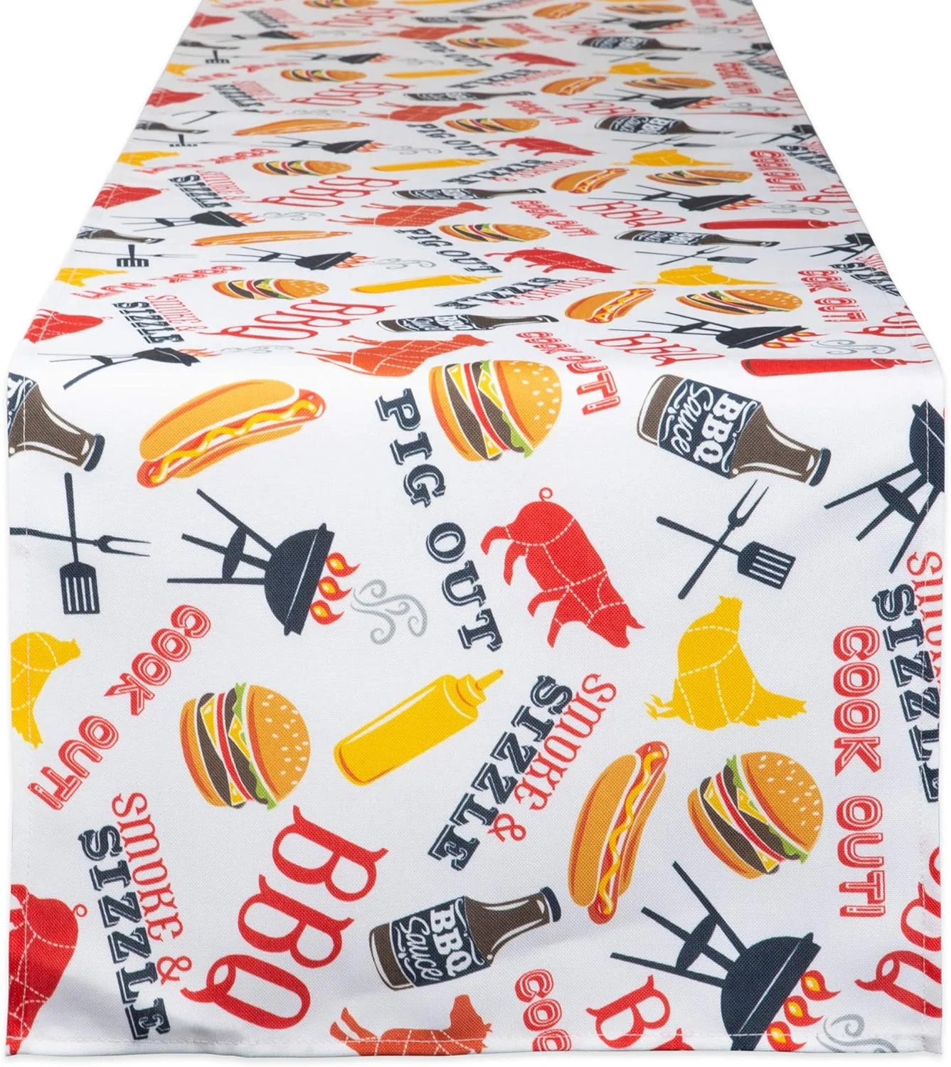 کالکشن رومیزی فضای باز DII، مقاوم در برابر لکه و ضد آب، 35x183 سانتی متر، باربیکیو کالکشن رومیزی فضای باز DII، مقاوم در برابر لکه و ضد آب، 35x183 سانتی متر، باربیکیو