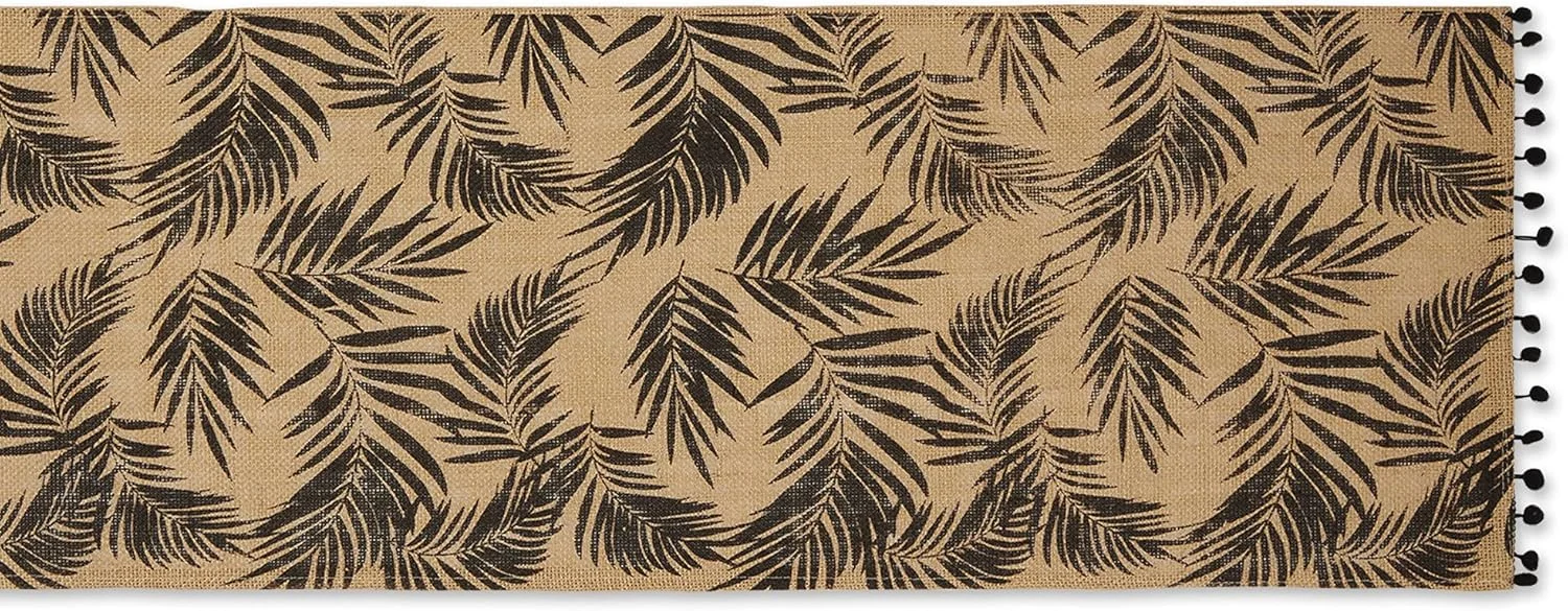 رانر رومیزی بافت DII، کنف طبیعی، 35x183 سانتی متر، طرح سرخس مشکی رانر رومیزی بافت DII، کنف طبیعی، 35x183 سانتی متر، طرح سرخس مشکی