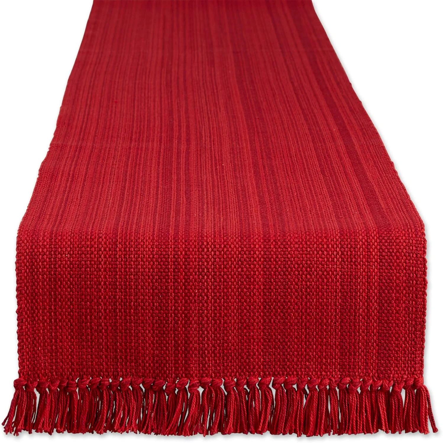 رانر رومیزی طرح متنوع DII، سایز 33x183 سانتی متر، رنگ قرمز تانگو