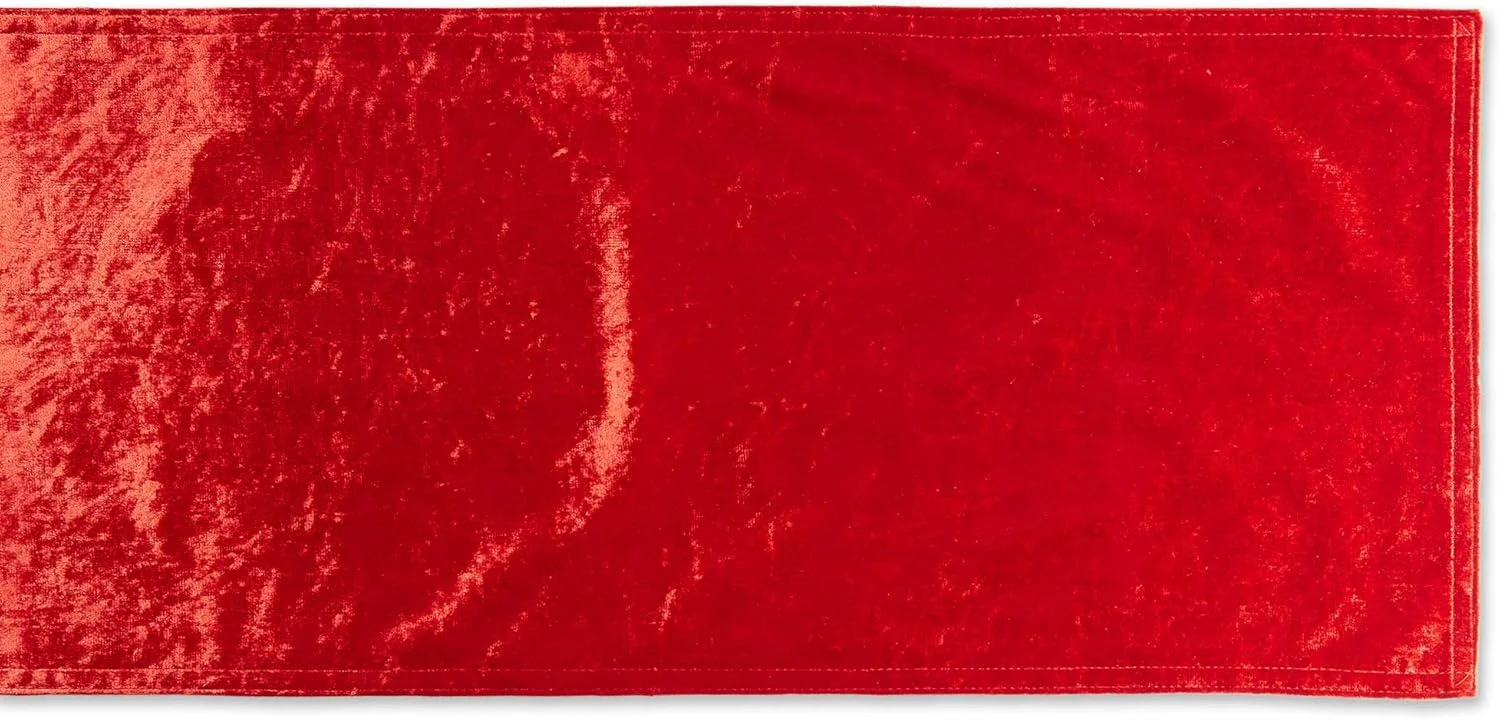 رانر رومیزی مخمل DII، 35x183 سانتی متر، قرمز