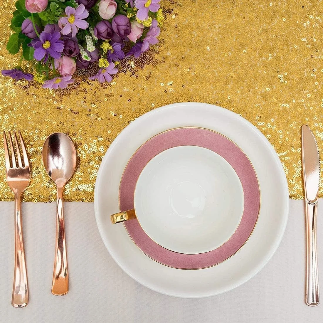 رانر رومیزی پولکی KASTWAVE، 30 در 274 سانتی متر، مناسب برای میز ناهارخوری براق، جشن تولد، عروسی، نامزدی، جشن نوزاد، جشن مجردی، جشن تعطیلات، لوازم تزئینی مهمانی (طلایی) رانر رومیزی پولکی KASTWAVE، 30 در 274 سانتی متر، مناسب برای میز ناهارخوری براق، جشن تولد، عروسی، نامزدی، جشن نوزاد، جشن مجردی، جشن تعطیلات، لوازم تزئینی مهمانی (طلایی)