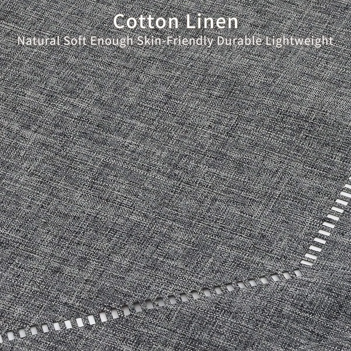 رانر رومیزی تزئینی کتان KASTWAVE با منگوله، مجموعه رومیزی 35x182 سانتی متر، مناسب برای استفاده روزمره، مهمانی عروسی، دکوراسیون منزل (35x182 سانتی متر، خاکستری) رانر رومیزی تزئینی کتان KASTWAVE با منگوله، مجموعه رومیزی 35x182 سانتی متر، مناسب برای استفاده روزمره، مهمانی عروسی، دکوراسیون منزل (35x182 سانتی متر، خاکستری)