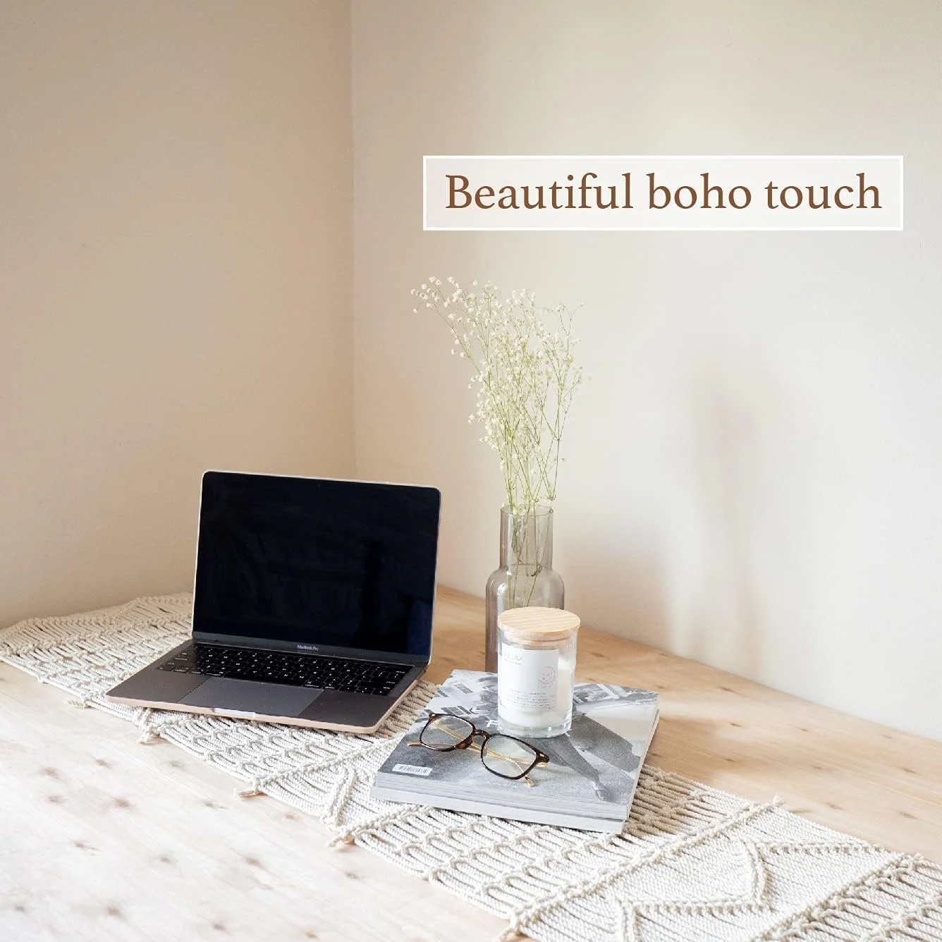 رانر رومیزی مکرومه KASTWAVE، دکور میز بافتنی عروسی، رانر میز بوهو برای میز ناهارخوری روستایی بوهمی، برای آشپزخانه اتاق غذاخوری مهمانی شکرگزاری کریسمس (183 X 33 سانتی متر) رانر رومیزی مکرومه KASTWAVE، دکور میز بافتنی عروسی، رانر میز بوهو برای میز ناهارخوری روستایی بوهمی، برای آشپزخانه اتاق غذاخوری مهمانی شکرگزاری کریسمس (183 X 33 سانتی متر)