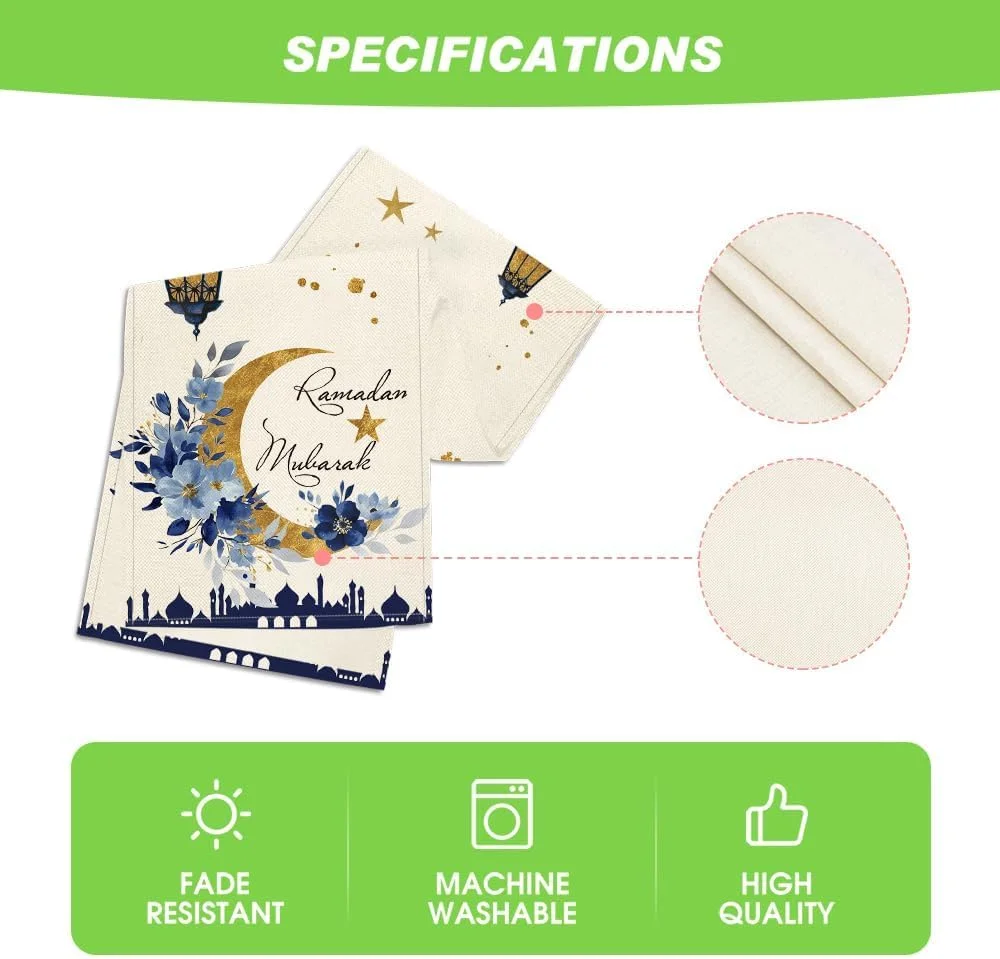 رانر رومیزی طرح گل فانوسی قلعه مد، دکوری شیک و فصلی برای آشپزخانه و میز غذاخوری، 33x183 سانتی متر مناسب مهمانی های خانگی و جشن های تعطیلات