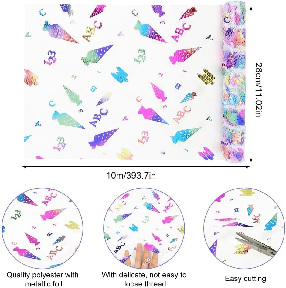 رانر رومیزی برای تزئینات روز اول مدرسه، پارچه رومیزی طرح ABC 123 به ابعاد 5 متر * 28 سانتی متر مناسب پسران و دختران، تزئین مهمانی پولکی، بسته بندی هدیه DIY، تولد و رویدادهای مدرسه رانر رومیزی برای تزئینات روز اول مدرسه، پارچه رومیزی طرح ABC 123 به ابعاد 5 متر * 28 سانتی متر مناسب پسران و دختران، تزئین مهمانی پولکی، بسته بندی هدیه DIY، تولد و رویدادهای مدرسه