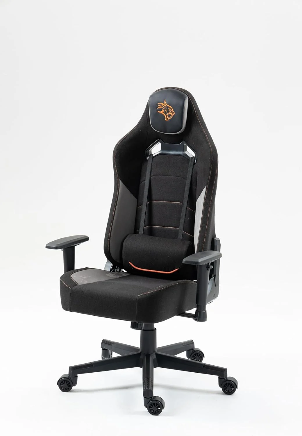 صندلی گیمینگ پرودو با روکش پارچه، PU و جیر، بالابر گازی کلاس 4 100 میلی متری و 2D صندلی گیمینگ پرودو با روکش پارچه، PU و جیر، بالابر گازی کلاس 4 100 میلی متری و 2D