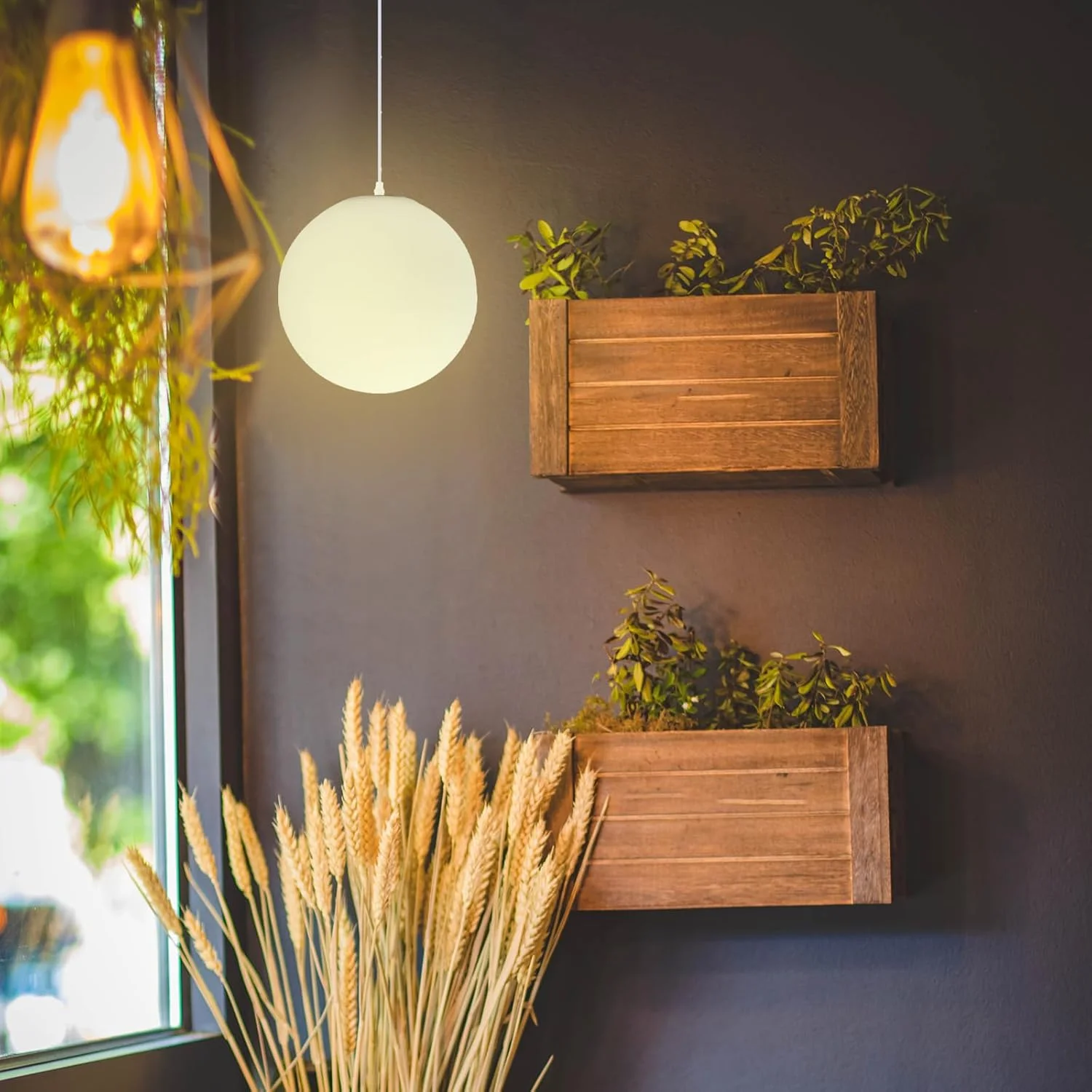 حباب شیشه ای رترو Baluue، پوشش چراغ کره ای مات برای لامپ G9، حباب چراغ کروی قدیمی سازگار با چراغ های رومیزی، دیواری و مسیر، لوازم جانبی نورپردازی تزئینی داخلی حباب شیشه ای رترو Baluue، پوشش چراغ کره ای مات برای لامپ G9، حباب چراغ کروی قدیمی سازگار با چراغ های رومیزی، دیواری و مسیر، لوازم جانبی نورپردازی تزئینی داخلی