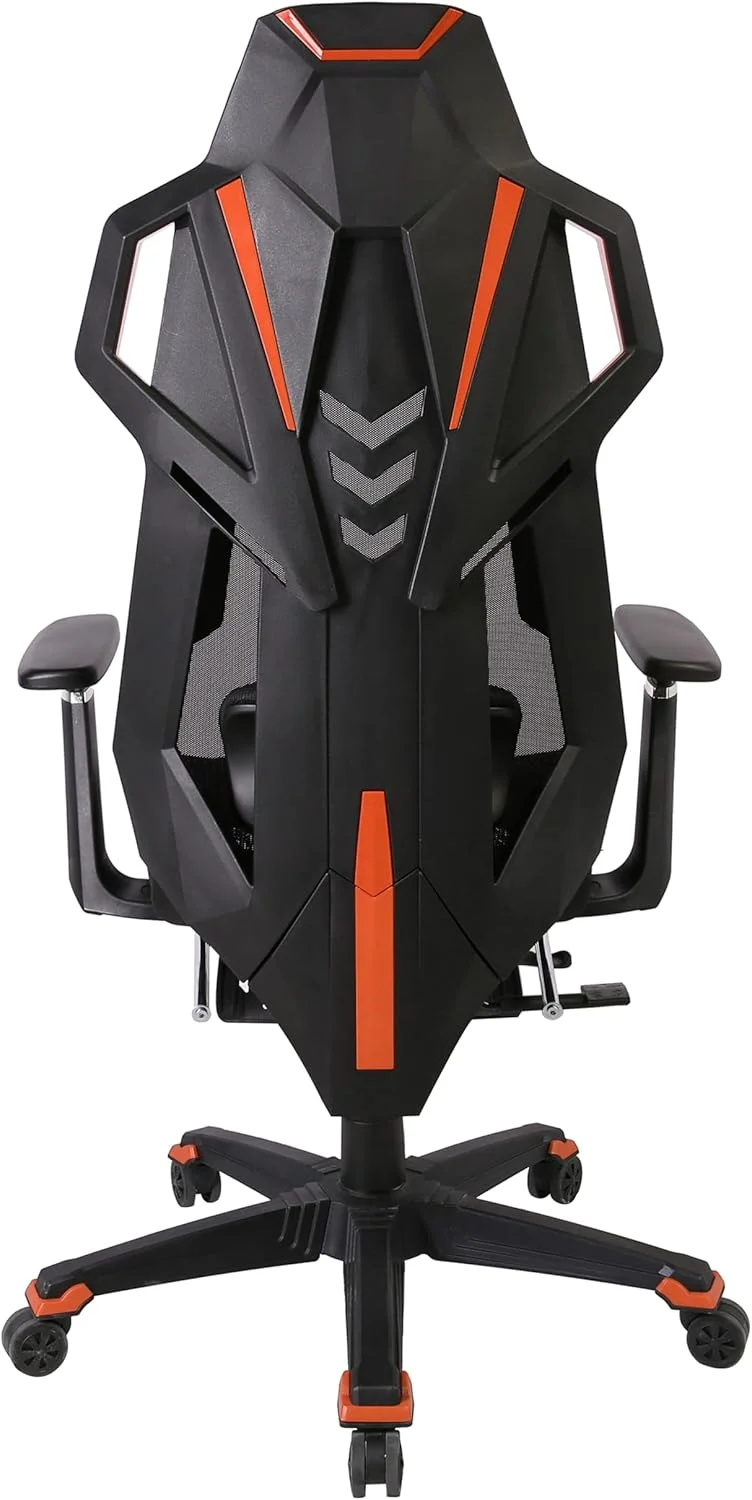 صندلی گیمینگ پوردو با نورپردازی RGB و بلندگوی داخلی، صندلی اداری ارگونومیک با تکیه گاه سر و نشیمنگاه فوم قالبی، دسته های سه بعدی قابل تنظیم و زیرپایی قابل تنظیم ارتفاع، برای نوجوانان و بزرگسالان - مشکی/نارنجی صندلی گیمینگ پوردو با نورپردازی RGB و بلندگوی داخلی، صندلی اداری ارگونومیک با تکیه گاه سر و نشیمنگاه فوم قالبی، دسته های سه بعدی قابل تنظیم و زیرپایی قابل تنظیم ارتفاع، برای نوجوانان و بزرگسالان - مشکی/نارنجی