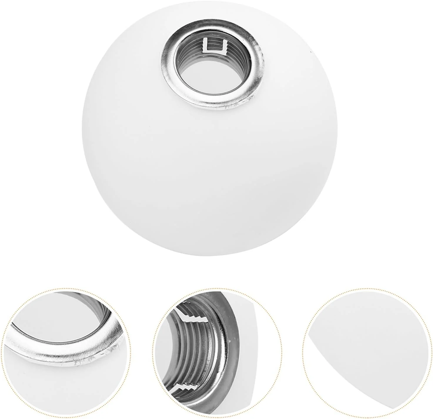 حباب شیشه ای رترو Baluue، پوشش چراغ کره ای مات برای لامپ G9، حباب چراغ کروی قدیمی سازگار با چراغ های رومیزی، دیواری و مسیر، لوازم جانبی نورپردازی تزئینی داخلی حباب شیشه ای رترو Baluue، پوشش چراغ کره ای مات برای لامپ G9، حباب چراغ کروی قدیمی سازگار با چراغ های رومیزی، دیواری و مسیر، لوازم جانبی نورپردازی تزئینی داخلی