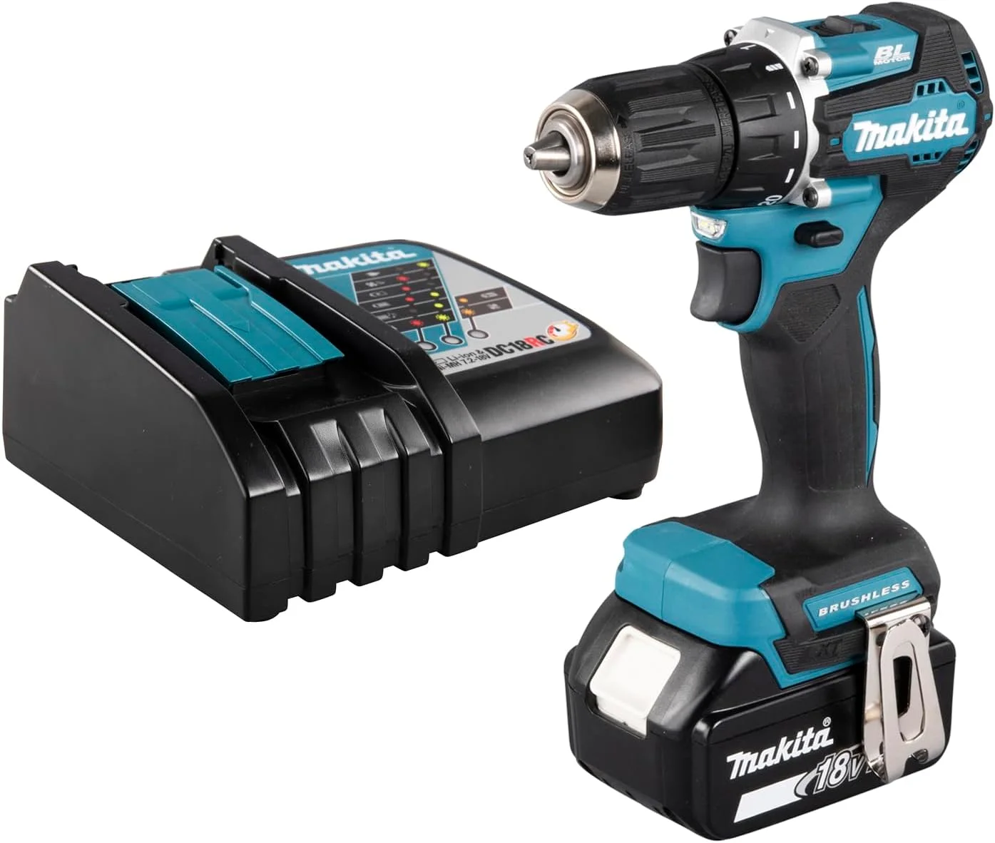 دریل پیچ گوشتی شارژی 18 ولت لیتیوم-یونی ماکیتا مدل DDF487RF1J (BL/XPT) 13 میلی متر (1/2 اینچ) / 500-1700 دور در دقیقه / 40 نیوتن متر / شامل 1 عدد باتری (3.0 آمپر ساعت) و 1 عدد شارژر / MAKPAC دریل پیچ گوشتی شارژی 18 ولت لیتیوم-یونی ماکیتا مدل DDF487RF1J (BL/XPT) 13 میلی متر (1/2 اینچ) / 500-1700 دور در دقیقه / 40 نیوتن متر / شامل 1 عدد باتری (3.0 آمپر ساعت) و 1 عدد شارژر / MAKPAC