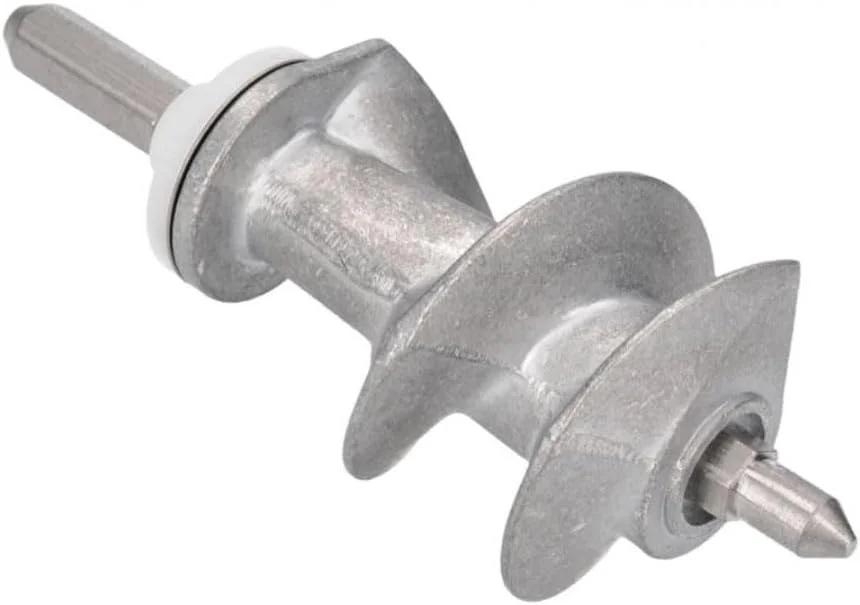 مارپیچ تغذیه اصلی مولینکس مدل XF911101 به همراه تیغه بسته بندی شده در پلاستیک با طول میله 114 میلی متر برای چرخ گوشت برقی، قطعه اصلی و مناسب برای بسیاری از مدل ها