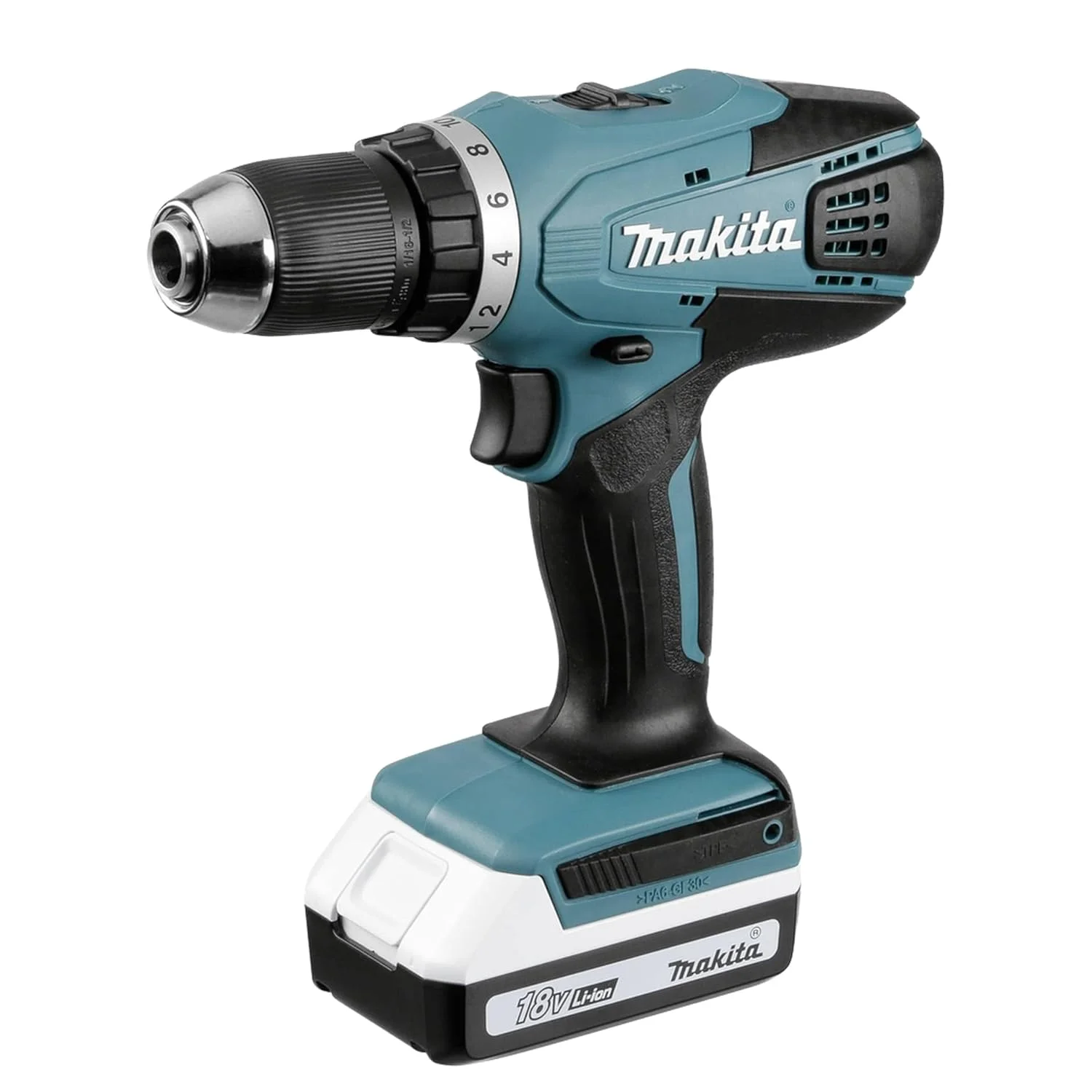 دریل پیچ گوشتی شارژی 18 ولت ماکیتا مدل DF457DWE با سه نظام 13 میلیمتری دریل پیچ گوشتی شارژی 18 ولت ماکیتا مدل DF457DWE با سه نظام 13 میلیمتری