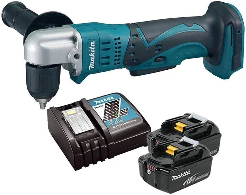 دریل زاویه ای شارژی 18 ولت ماکیتا مدل DDA351RFE با سه نظام 10 میلی متری و باتری 3 آمپر دریل زاویه ای شارژی 18 ولت ماکیتا مدل DDA351RFE با سه نظام 10 میلی متری و باتری 3 آمپر