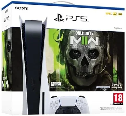 کنسول سونی پلی استیشن 5 + کال آف دیوتی مدرن وارفیر 2 (نسخه انگلستان) (PS5)