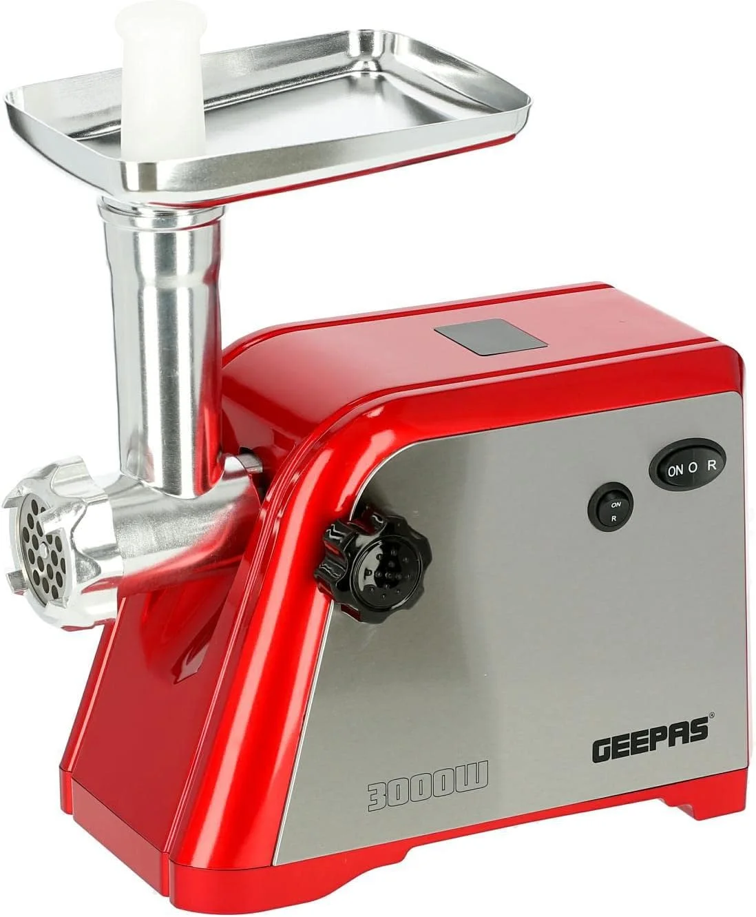 چرخ گوشت برقی جیپاس مدل GMG1910 با توان 1600 وات - عملکرد معکوس، گیربکس آلومینیومی، چرخ دنده های فلزی، 3 صفحه برش استیل ضد زنگ فلزی، لوازم جانبی، چرخ دنده های فلزی، تیغه استیل ضد زنگ چرخ گوشت برقی جیپاس مدل GMG1910 با توان 1600 وات - عملکرد معکوس، گیربکس آلومینیومی، چرخ دنده های فلزی، 3 صفحه برش استیل ضد زنگ فلزی، لوازم جانبی، چرخ دنده های فلزی، تیغه استیل ضد زنگ