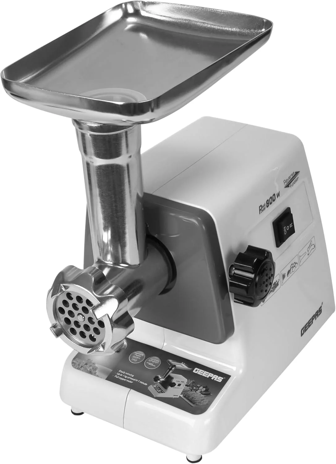 چرخ گوشت گیرپاس مدل GMG767 با عملکرد معکوس