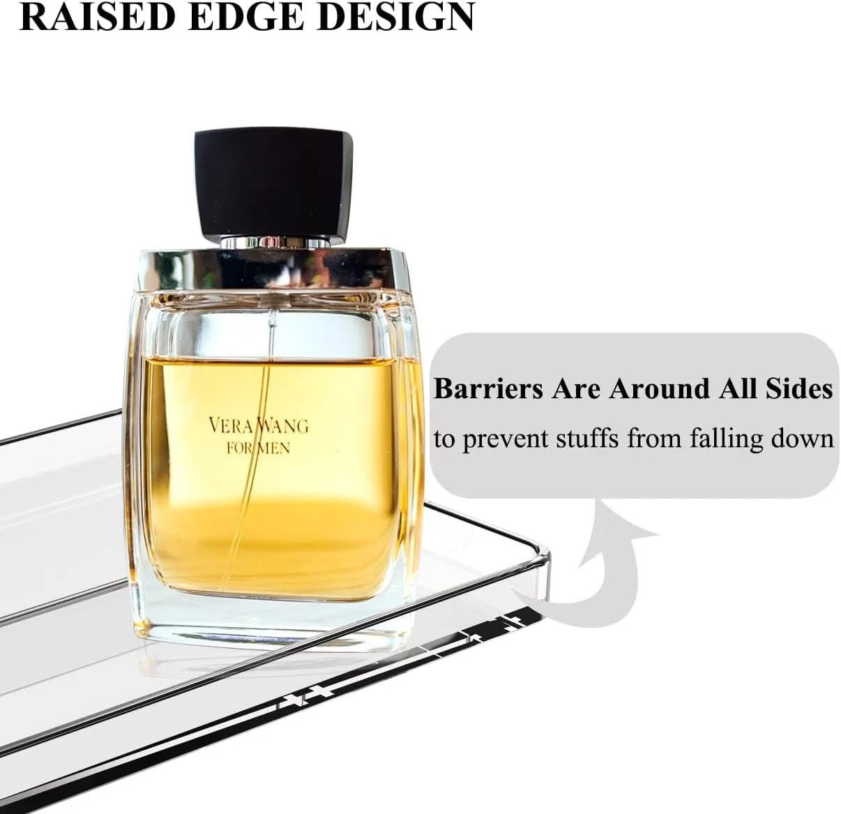 استند نمایشگر آکریلیک شفاف 3 طبقه آزونی، مناسب برای عطر، کاپ کیک، شیشه، بطری، لوسیون، ادویه، قفسه نمایشگر در کمد، فروشگاه، سوپرمارکت، پیشخوان آشپزخانه