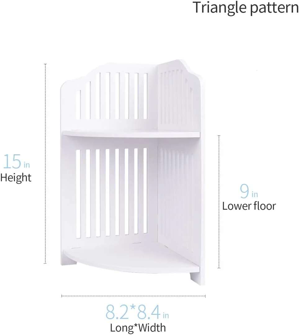 قفسه گوشه ای Ghousetec، کابینت گوشه ای حمام، فضای کوچک برای سازمان دهنده لوازم حمام، میز آشپزخانه، دکوراسیون اداری، ضد آب، میزهای گوشه ای کوچک 2 طبقه، سایز کوچک، سفید (راه راه عمودی) قفسه گوشه ای Ghousetec، کابینت گوشه ای حمام، فضای کوچک برای سازمان دهنده لوازم حمام، میز آشپزخانه، دکوراسیون اداری، ضد آب، میزهای گوشه ای کوچک 2 طبقه، سایز کوچک، سفید (راه راه عمودی)