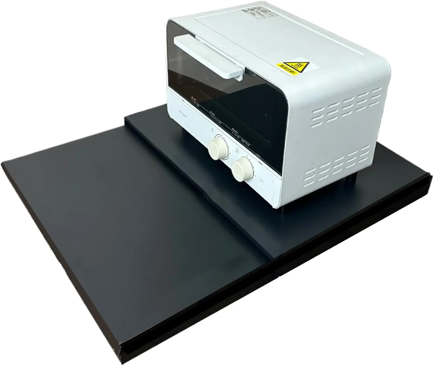 قفسه مایکروویو | قفسه کشویی برای پلوپز، استند صرفه جویی در فضای پیشخوان، سازمان دهنده پلوپز برای دستگاه قهوه ساز، مناسب برای آشپزخانه رستوران