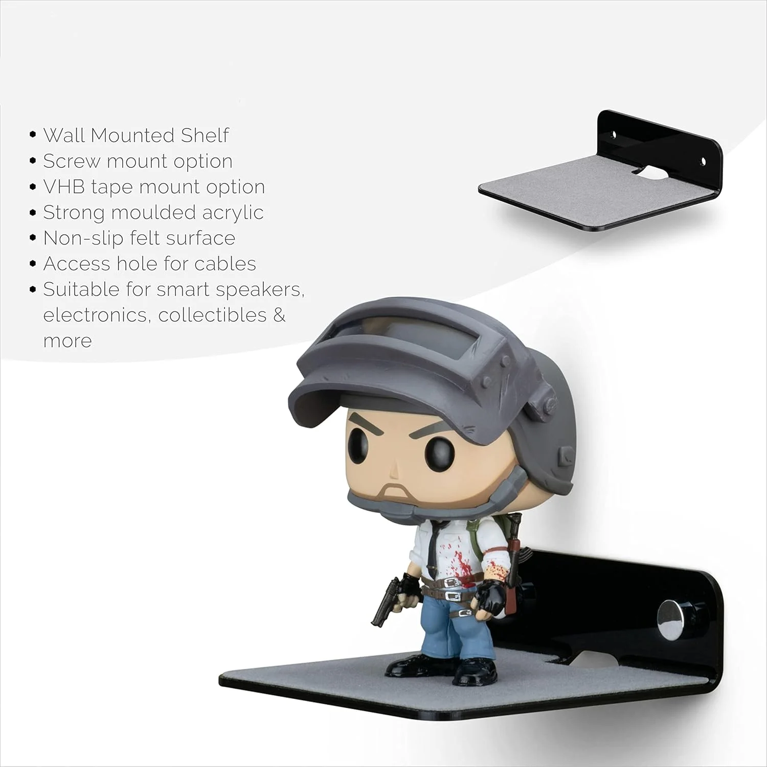 بسته 2 عددی شلف دیواری فلزی کوچک TERRIFI، پایه بلندگوی بلوتوثی شناور 4 اینچی، شلف های مینی پاپ، ضد لغزش، برای دوربین ها، دوربین های مداربسته کودک، وب کم، روتر و موارد دیگر، نصب دیواری با پیچ (مشکی) بسته 2 عددی شلف دیواری فلزی کوچک TERRIFI، پایه بلندگوی بلوتوثی شناور 4 اینچی، شلف های مینی پاپ، ضد لغزش، برای دوربین ها، دوربین های مداربسته کودک، وب کم، روتر و موارد دیگر، نصب دیواری با پیچ (مشکی)