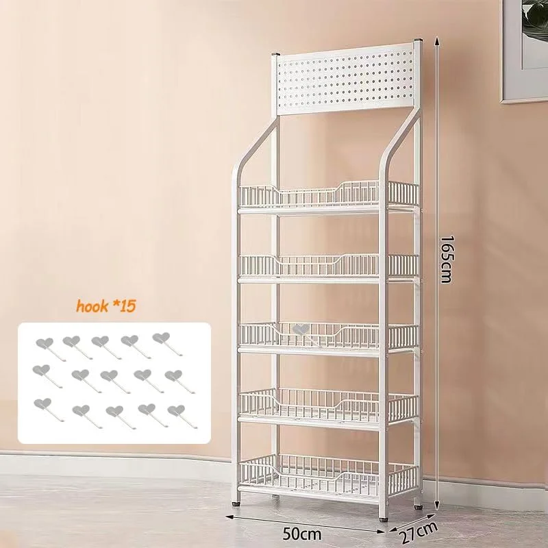 قفسه نمایشگر 5 طبقه، قفسه های نمایشگر فروشگاهی ایستاده، استند سازمان دهنده تنقلات، قفسه فلزی چیپس سیب زمینی برای سوپرمارکت و آشپزخانه منزل، سفید، 5 طبقه قفسه نمایشگر 5 طبقه، قفسه های نمایشگر فروشگاهی ایستاده، استند سازمان دهنده تنقلات، قفسه فلزی چیپس سیب زمینی برای سوپرمارکت و آشپزخانه منزل، سفید، 5 طبقه