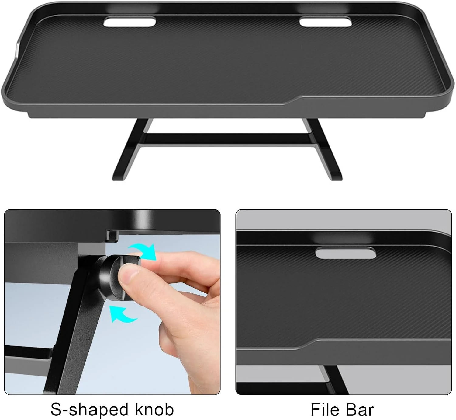 نگهدارنده بالای تلویزیون Wesoke، بسته 2 عددی، مشکی، استند نگهدارنده بالای صفحه نمایش، قفسه قابل تنظیم برای قرار دادن رسیور، بلندگو، روتر، ساندبار و کنسول بازی، با پلتفرم 30 سانتی متری نگهدارنده بالای تلویزیون Wesoke، بسته 2 عددی، مشکی، استند نگهدارنده بالای صفحه نمایش، قفسه قابل تنظیم برای قرار دادن رسیور، بلندگو، روتر، ساندبار و کنسول بازی، با پلتفرم 30 سانتی متری