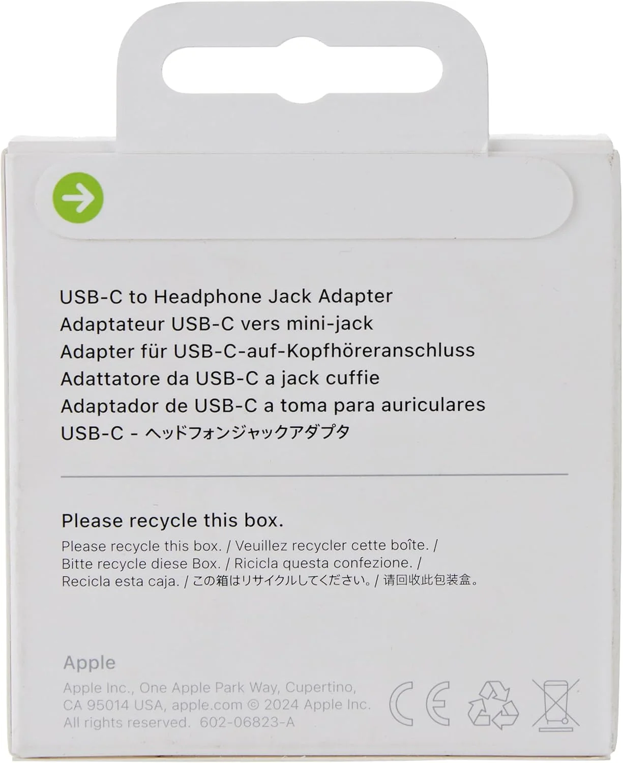 تبدیل USB-C به جک هدفون 3.5 میلیمتری اپل تبدیل USB-C به جک هدفون 3.5 میلیمتری اپل