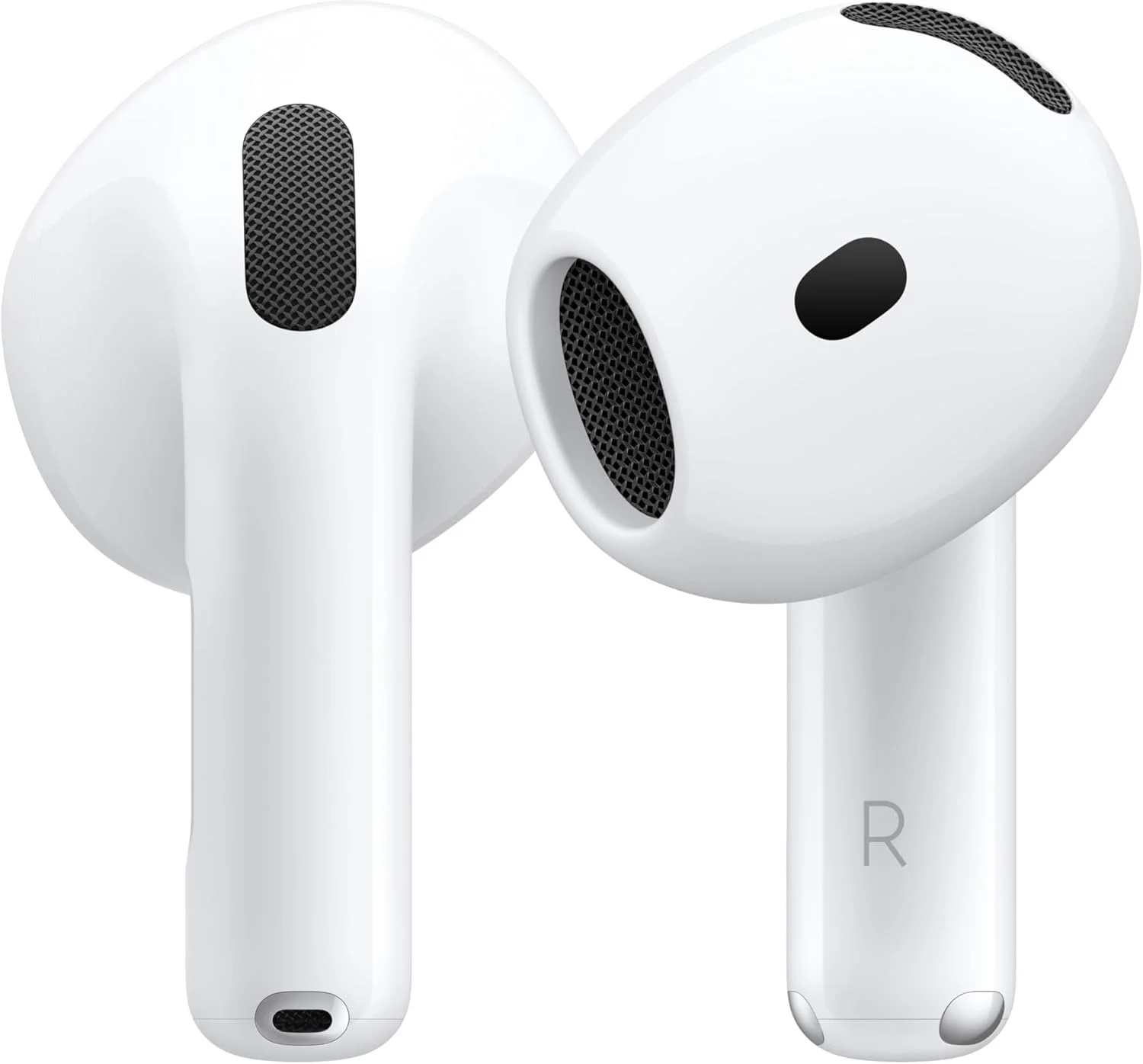 هدفون بی سیم Apple AirPods 4، هدفون بلوتوثی، با حذف نویز فعال، صدای تطبیقی، حالت شفافیت، صدای فضایی شخصی سازی شده، جعبه شارژ USB-C، شارژ بی سیم، تراشه H2