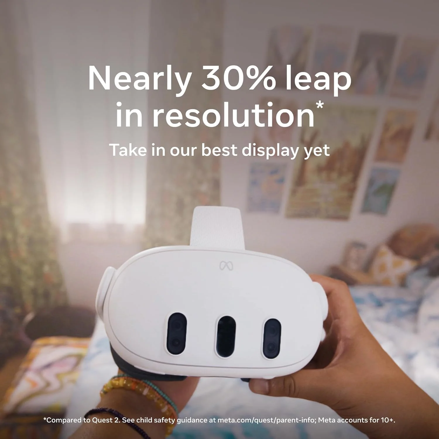 متا کوئست 3 با حافظه 512 گیگابایت - قدرتمندترین کوئست - تجربههای واقعیت ترکیبی نهایی - همراه با Batman: Arkham Shadow و اشتراک 3 ماهه Meta Quest+ متا کوئست 3 با حافظه 512 گیگابایت - قدرتمندترین کوئست - تجربههای واقعیت ترکیبی نهایی - همراه با Batman: Arkham Shadow و اشتراک 3 ماهه Meta Quest+