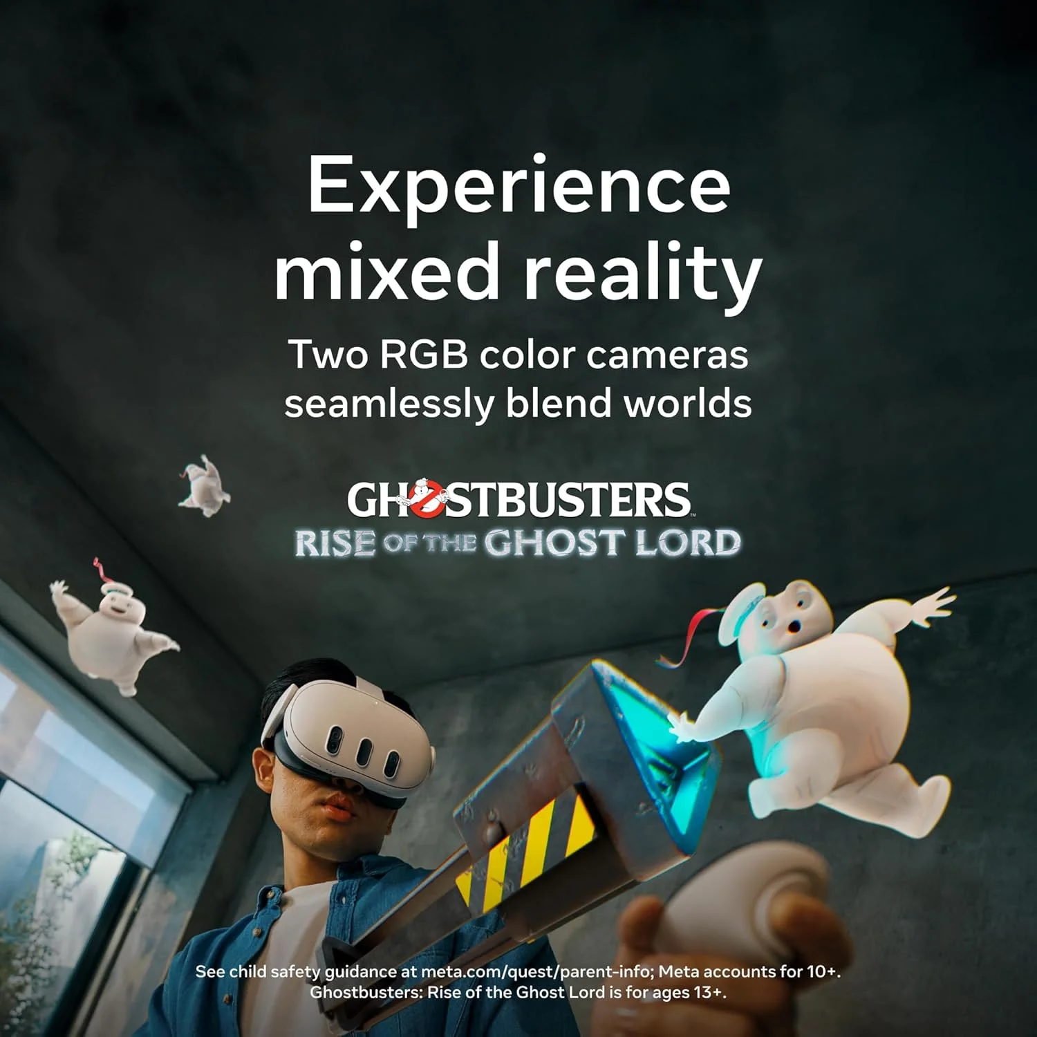 متا کوئست 3 با حافظه 512 گیگابایت - قدرتمندترین کوئست - تجربههای واقعیت ترکیبی نهایی - همراه با Batman: Arkham Shadow و اشتراک 3 ماهه Meta Quest+ متا کوئست 3 با حافظه 512 گیگابایت - قدرتمندترین کوئست - تجربههای واقعیت ترکیبی نهایی - همراه با Batman: Arkham Shadow و اشتراک 3 ماهه Meta Quest+