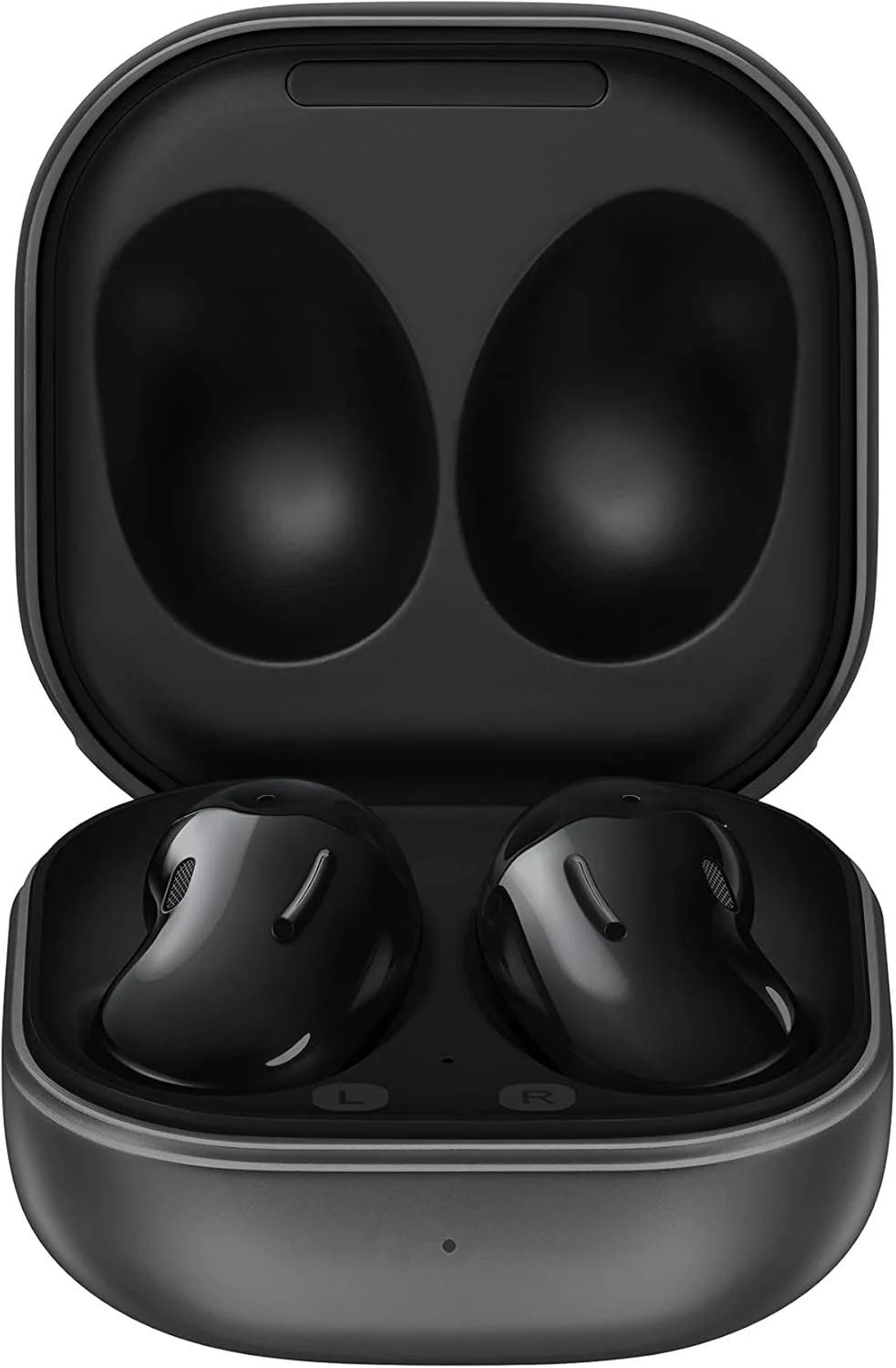 هدفون بی سیم سامسونگ Galaxy Buds Live با قابلیت حذف نویز فعال، میکروفون و محفظه شارژ، نسخه ایالات متحده، مشکی اونیکس