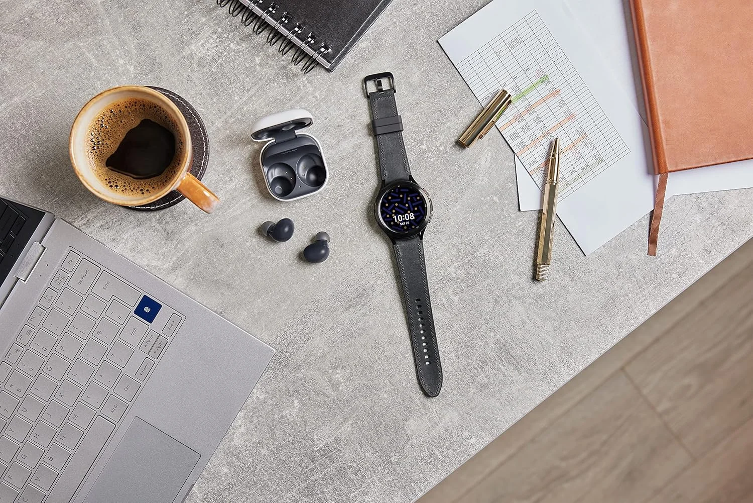 هدفون بلوتوثی سامسونگ Galaxy Buds2، بی سیم واقعی، حذف نویز، دارای محفظه شارژ، صدای با کیفیت، مقاوم در برابر آب، یاسی (نسخه انگلستان)