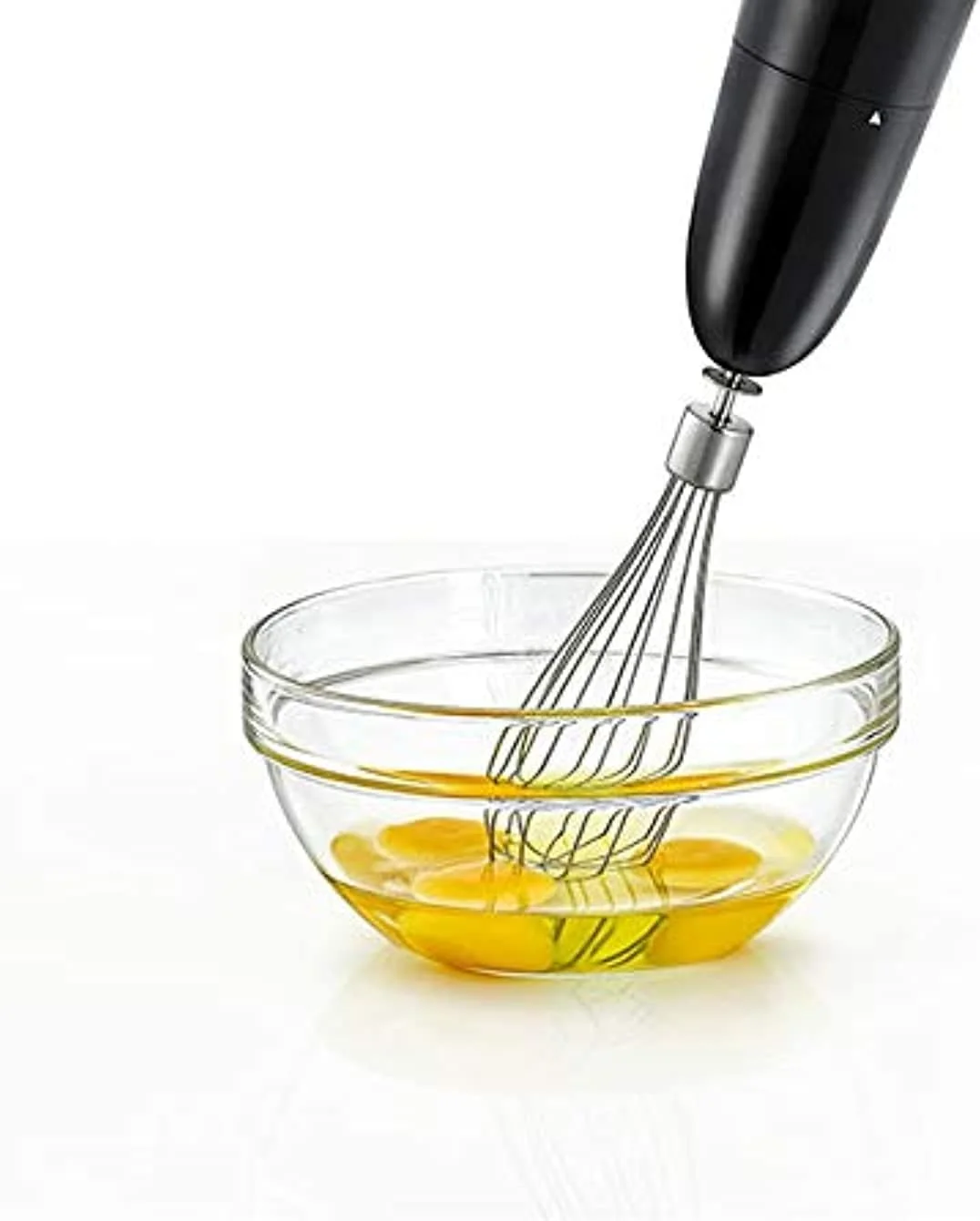 مخلوط کن دستی بلک اند دکر، 600 وات، کاسه خردکن 600 میلی لیتر، بشر 500 میلی لیتر، تیغه های استیل ضد زنگ، دو سرعته، عملکرد 3 در 1، ضد لغزش، ایده آل برای مخلوط کردن، خرد کردن، هم زدن، مشکی - HB600-B5