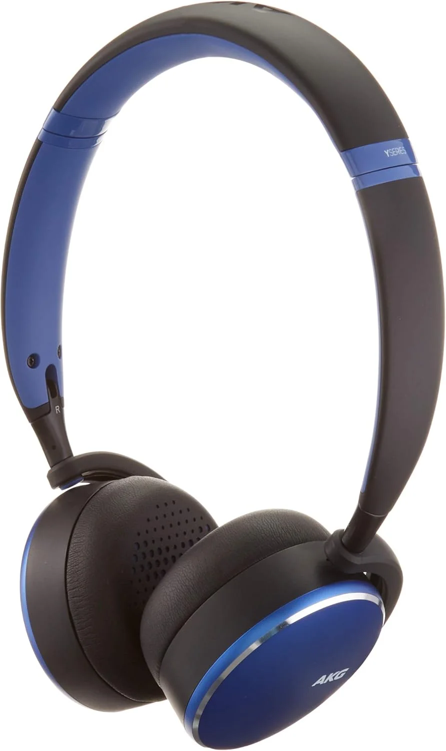 هدفون بی سیم بلوتوثی تاشو رو گوشی SAMSUNG AKG Y500 - آبی (نسخه ایالات متحده)