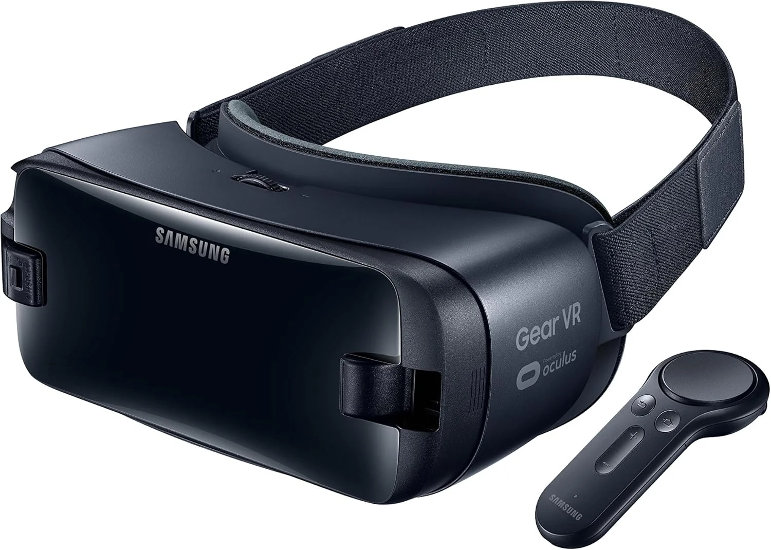 هدست واقعیت مجازی سامسونگ Gear VR 2017 به همراه کنترلر حرکتی - نسخه انگلستان - سازگار با S9/S9+/Note8/S8/S8+ هدست واقعیت مجازی سامسونگ Gear VR 2017 به همراه کنترلر حرکتی - نسخه انگلستان - سازگار با S9/S9+/Note8/S8/S8+