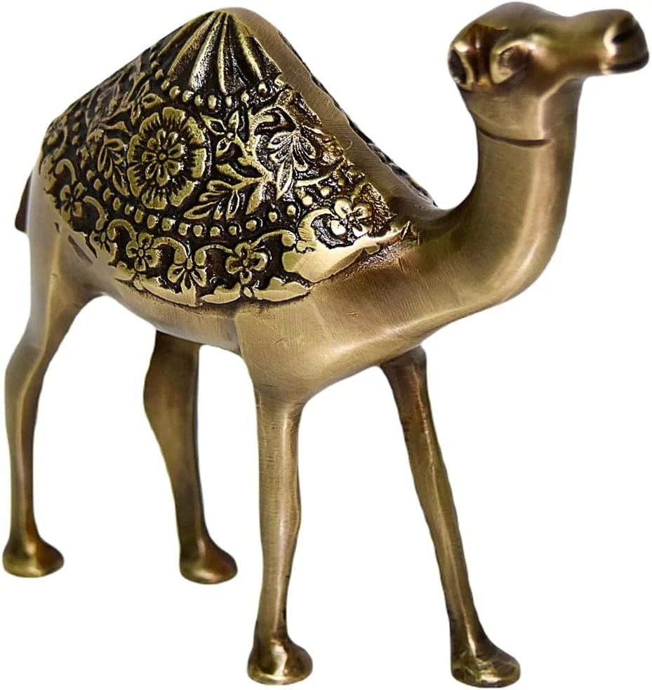 مجسمه شتر برنجی عتیقه AJT، دکوری برای مجسمه حیوانات خوش شانسی، دکوراسیون منزل و تزئینات رومیزی اداری، هدیه کلکسیونی، 903D مجسمه شتر برنجی عتیقه AJT، دکوری برای مجسمه حیوانات خوش شانسی، دکوراسیون منزل و تزئینات رومیزی اداری، هدیه کلکسیونی، 903D