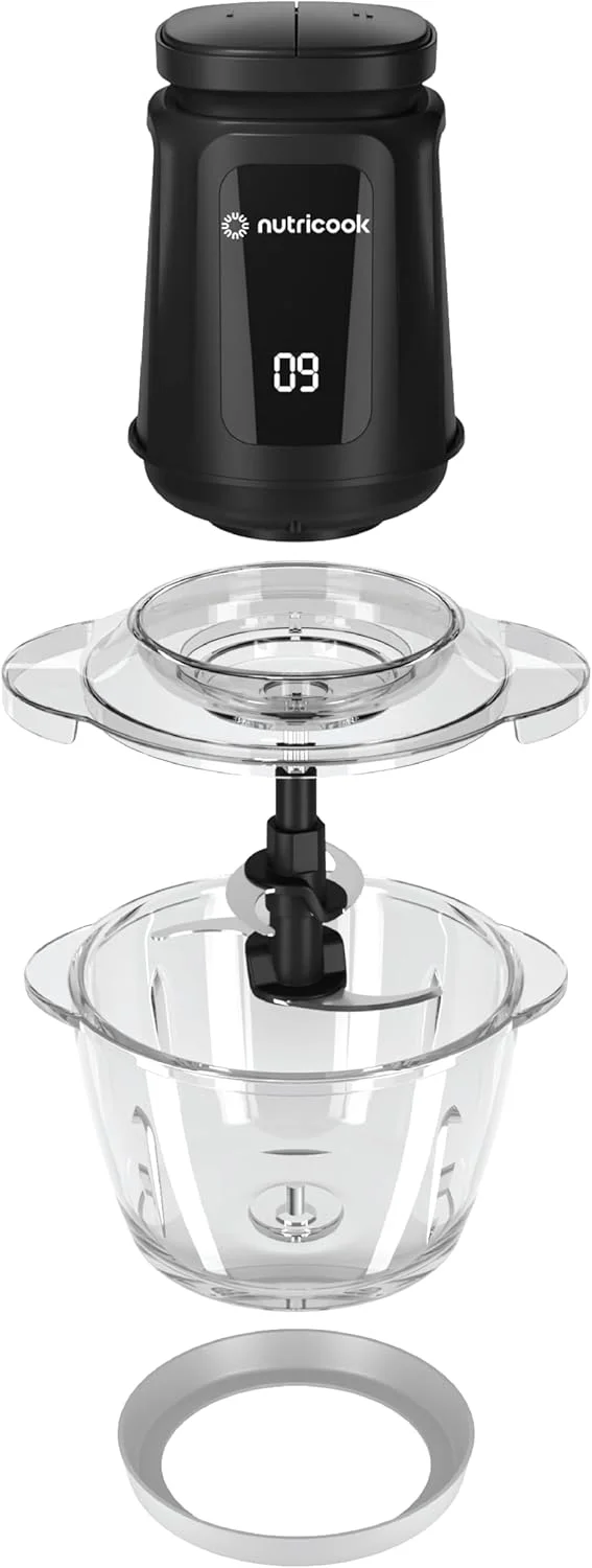 خردکن و آسیاب شیشه ای چند منظوره نوتری کوک، 500 وات، 1.2 لیتر با سیستم جداشدنی 4 تیغه استیل ضد زنگ، تمیز کردن آسان، سرعت پالس برای دقت، خرد کردن یخ، حلقه ضد لغزش، NC-CH1200 مشکی خردکن و آسیاب شیشه ای چند منظوره نوتری کوک، 500 وات، 1.2 لیتر با سیستم جداشدنی 4 تیغه استیل ضد زنگ، تمیز کردن آسان، سرعت پالس برای دقت، خرد کردن یخ، حلقه ضد لغزش، NC-CH1200 مشکی