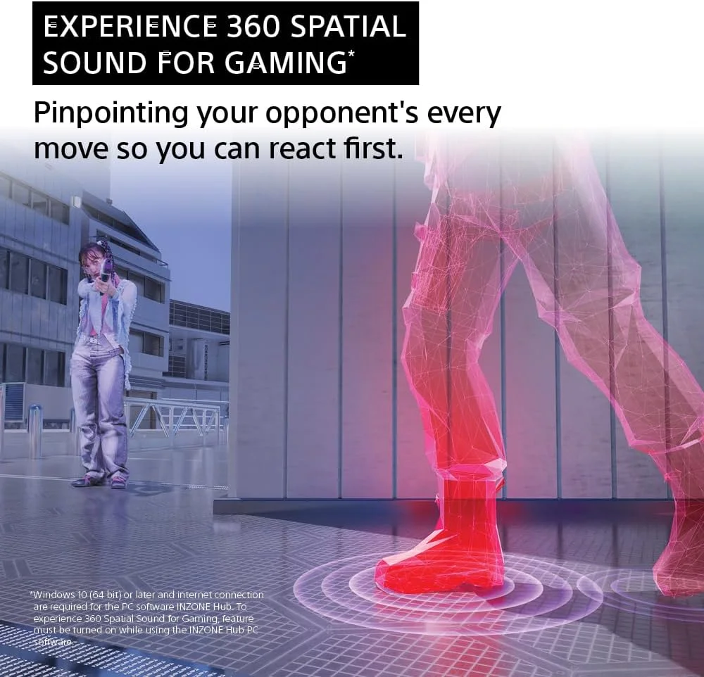 هدست گیمینگ بی سیم سونی INZONE H5، صدای فضایی 360 درجه، سازگار با کامپیوتر و PS5، باتری 28 ساعته، بی سیم 2.4 گیگاهرتز و جک صوتی 3.5 میلی متری، WH-G500 مشکی هدست گیمینگ بی سیم سونی INZONE H5، صدای فضایی 360 درجه، سازگار با کامپیوتر و PS5، باتری 28 ساعته، بی سیم 2.4 گیگاهرتز و جک صوتی 3.5 میلی متری، WH-G500 مشکی