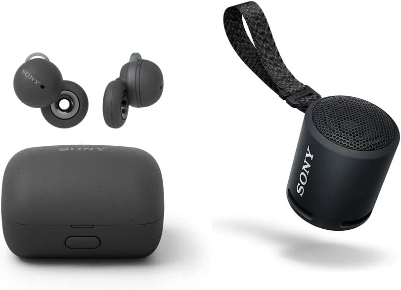 هدفون بی سیم سونی LinkBuds، خاکستری، WF-L900/H به همراه پیشنهاد پیش خرید اسپیکر بلوتوث قابل حمل SRS-XB13