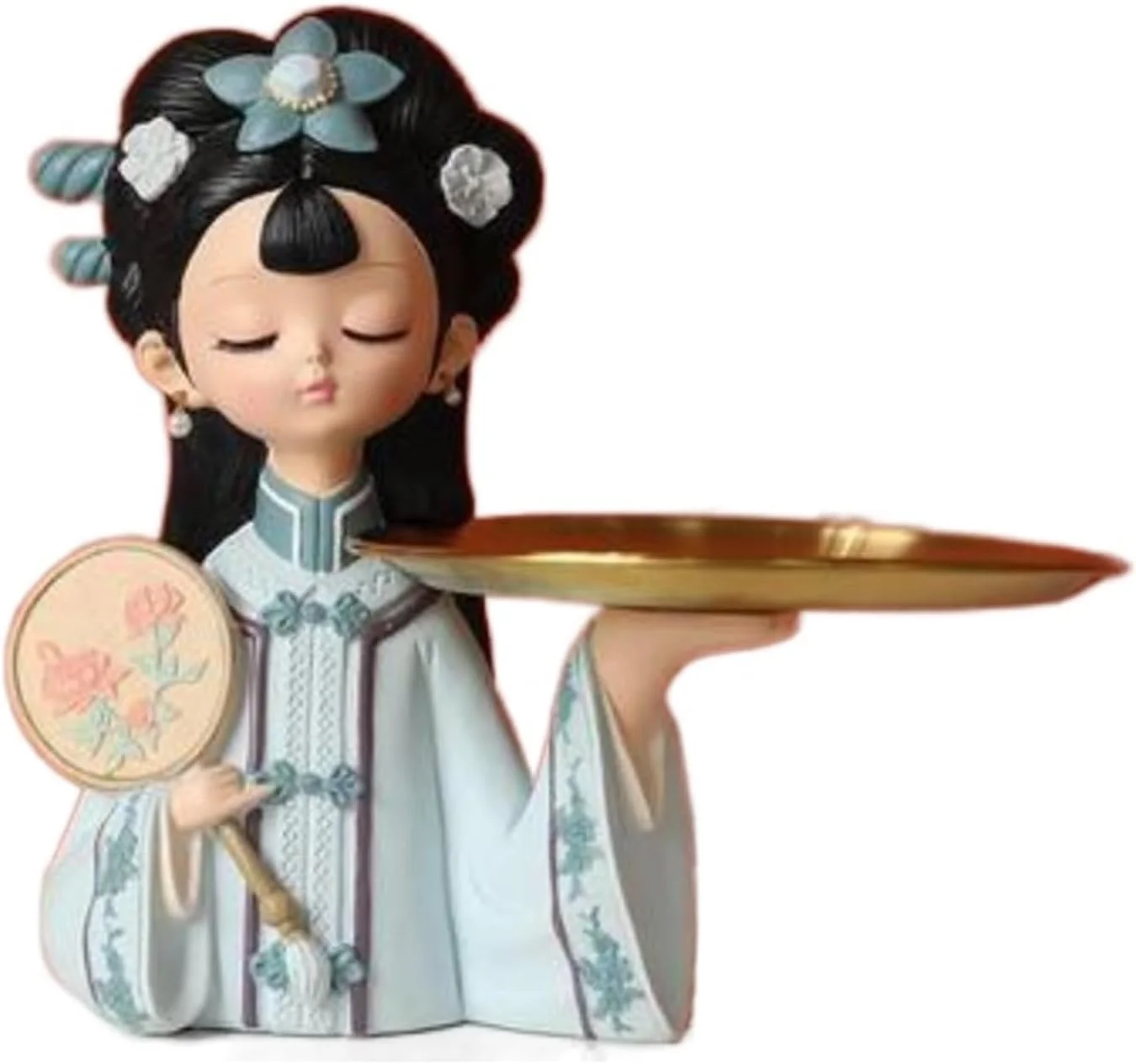 مجسمه های هنری تزئینی به سبک عتیقه قصر برای نگهداری کلید، دکوراسیون منزل، هدیه ای به سبک چینی و کلکسیونی (رنگ: B، سایز: کوچک) مجسمه های هنری تزئینی به سبک عتیقه قصر برای نگهداری کلید، دکوراسیون منزل، هدیه ای به سبک چینی و کلکسیونی (رنگ: B، سایز: کوچک)