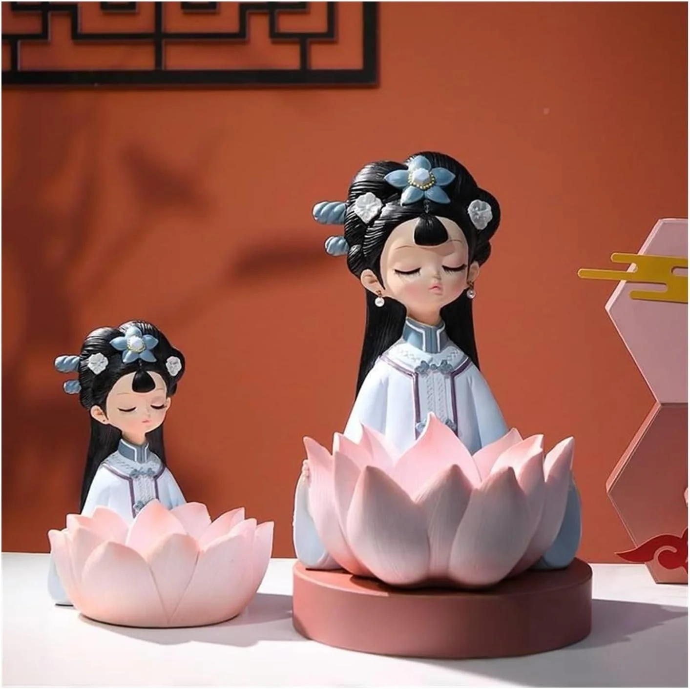 مجسمه های هنری تزئینی به سبک عتیقه قصر، دکوری نگهداری کلید، دکوراسیون منزل، هدیه ای به سبک چینی برای کلکسیون (رنگ: E، سایز: کوچک) مجسمه های هنری تزئینی به سبک عتیقه قصر، دکوری نگهداری کلید، دکوراسیون منزل، هدیه ای به سبک چینی برای کلکسیون (رنگ: E، سایز: کوچک)