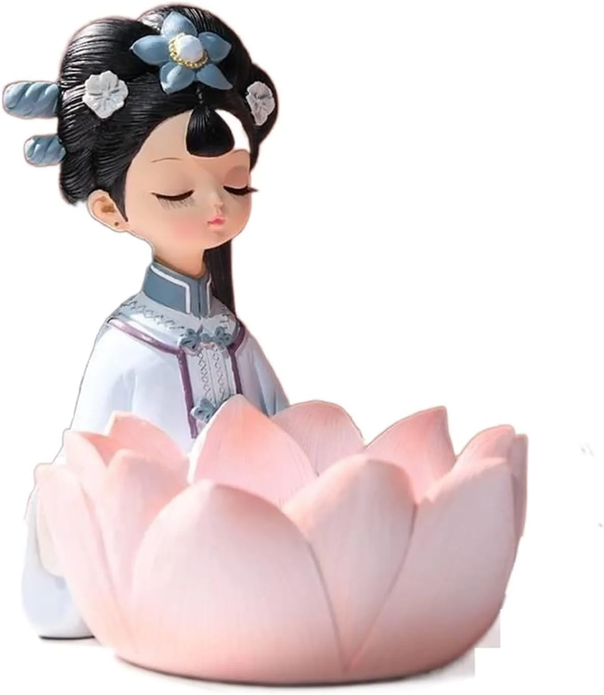 مجسمه های هنری تزئینی به سبک عتیقه قصر، دکوری نگهداری کلید، دکوراسیون منزل، هدیه ای به سبک چینی برای کلکسیون (رنگ: E، سایز: کوچک)