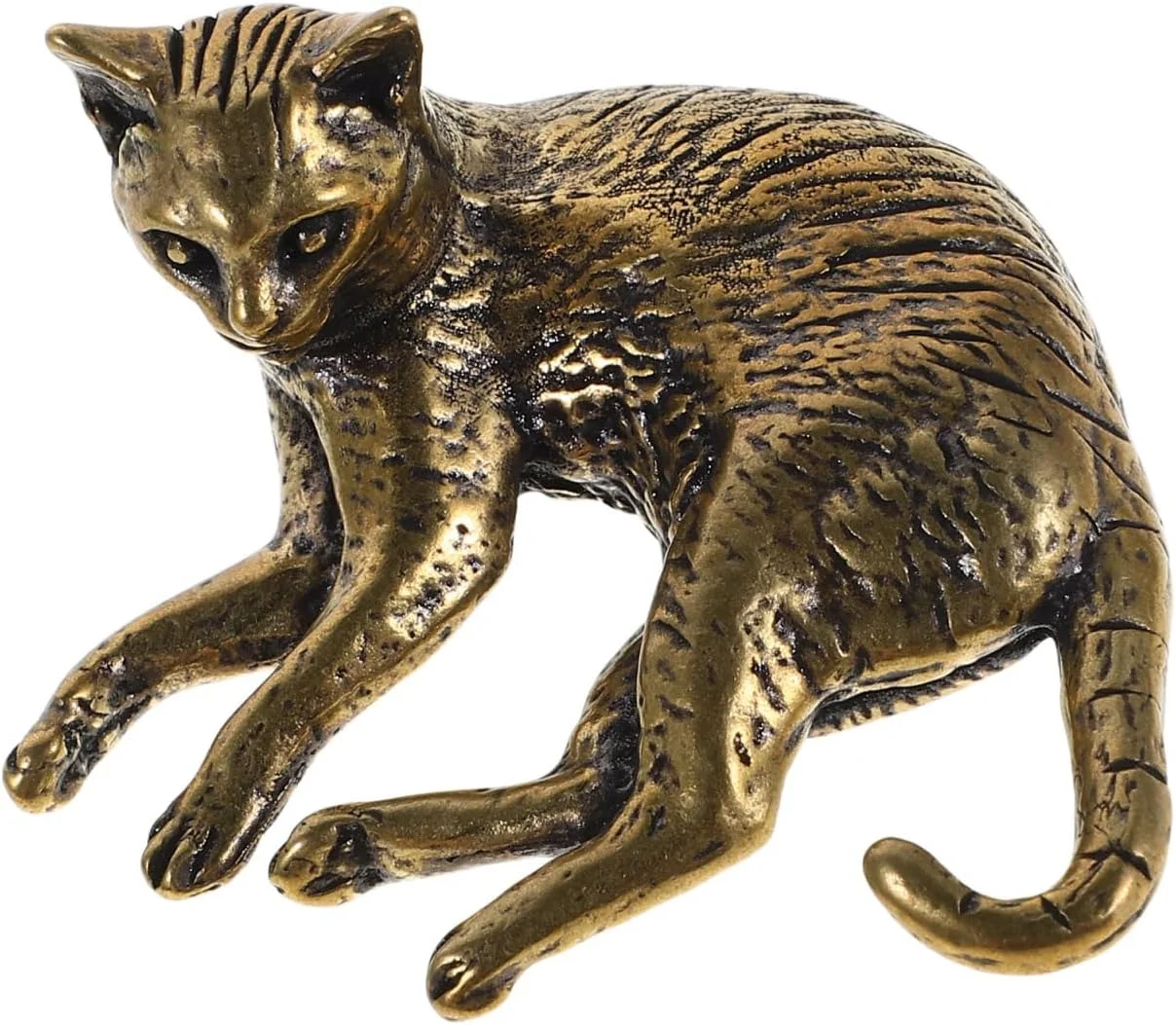 مجسمه گربه برنجی عتیقه Cabilock، تزیینی برای دکوراسیون منزل، کلکسیونی، مجسمه گربه رترو، تزیین حیوانات برای میز یا قفسه مجسمه گربه برنجی عتیقه Cabilock، تزیینی برای دکوراسیون منزل، کلکسیونی، مجسمه گربه رترو، تزیین حیوانات برای میز یا قفسه