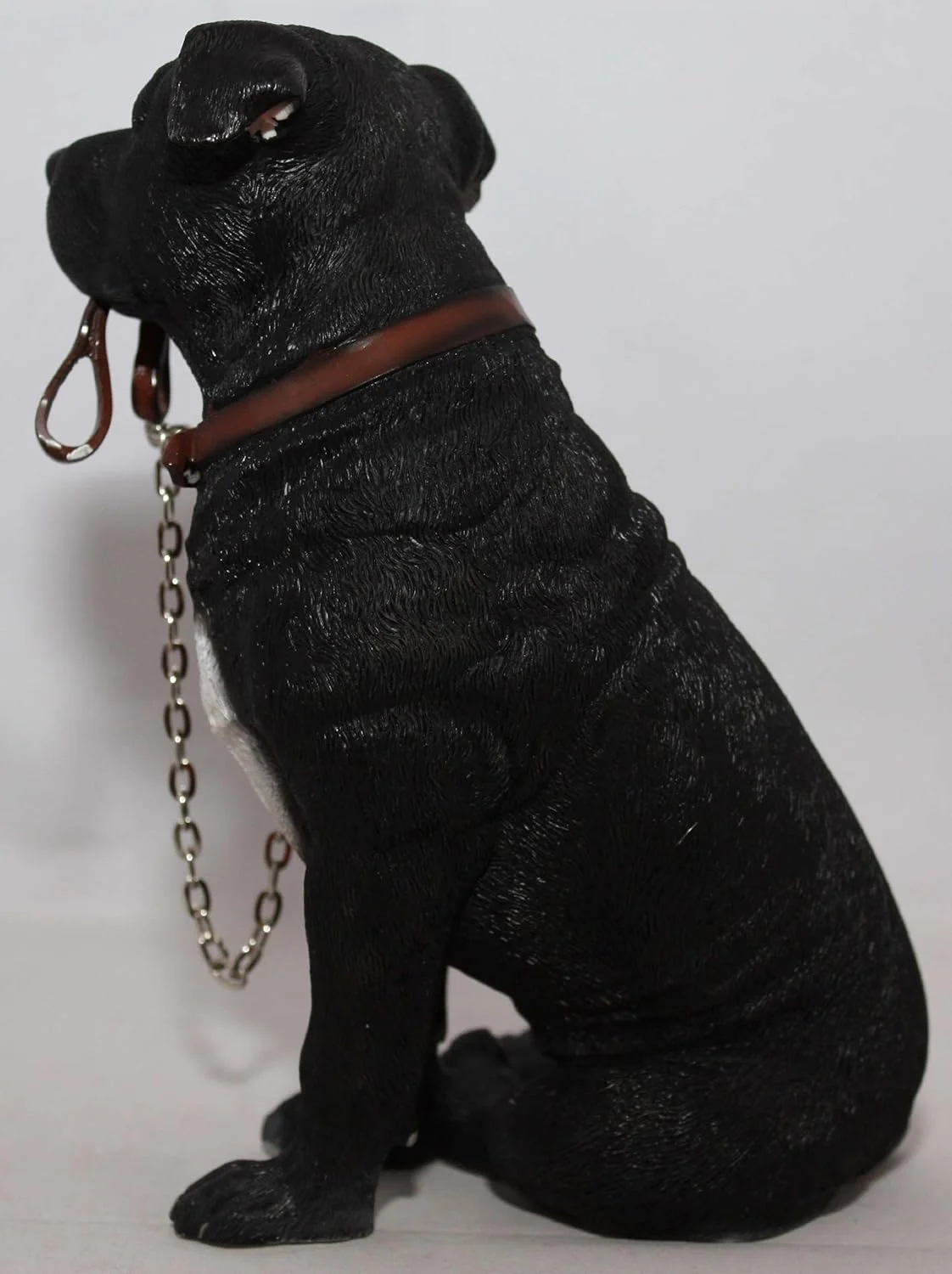 مجسمه سگ نژاد استافوردشایر بول تریر مشکی - مجموعه واکیز از لئوناردو مجسمه سگ نژاد استافوردشایر بول تریر مشکی - مجموعه واکیز از لئوناردو