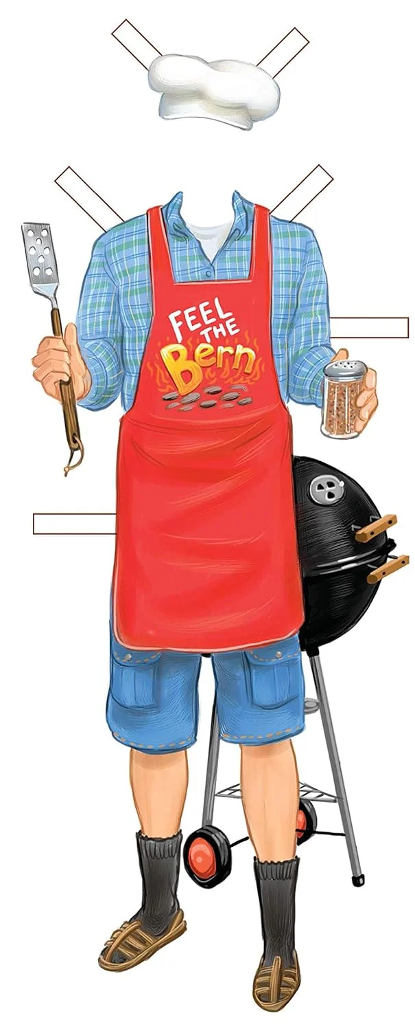 عروسک کاغذی برنی سندرز، یادگاری از مبارزات انتخاباتی عروسک کاغذی برنی سندرز، یادگاری از مبارزات انتخاباتی