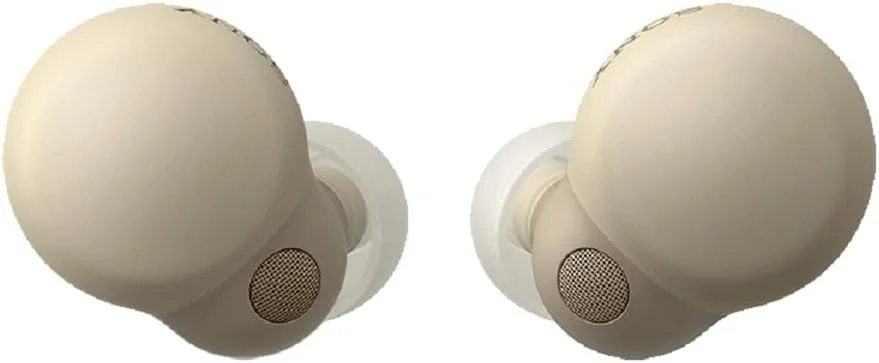 هدفون بی‌سیم سونی LinkBuds S WF-LS900N با عمر باتری 6 ساعته، شارژ سریع، دستیار صوتی الکسا و گوگل، بژ